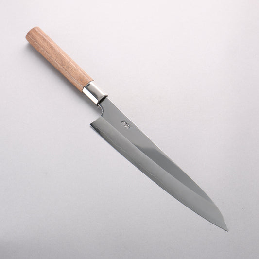 黒鳥 銀三鋼 磨き仕上げ 身卸出刃 235mm ウォルナット柄 - 清助刃物