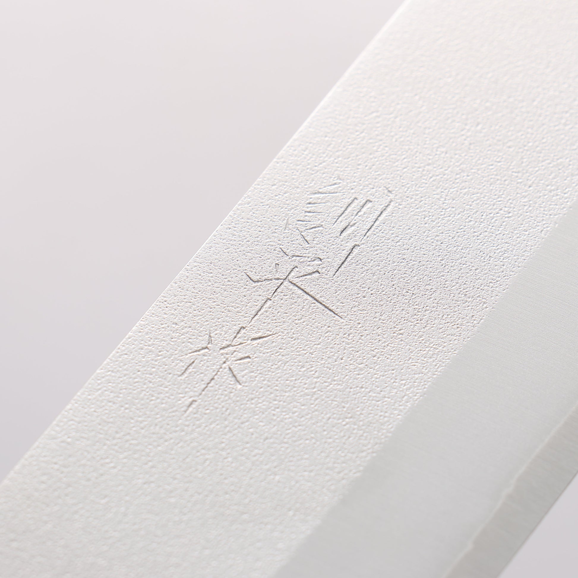 訓平 V金1号 梨地 薄刃包丁 165mm マホガニー柄 口金付き - 清助刃物