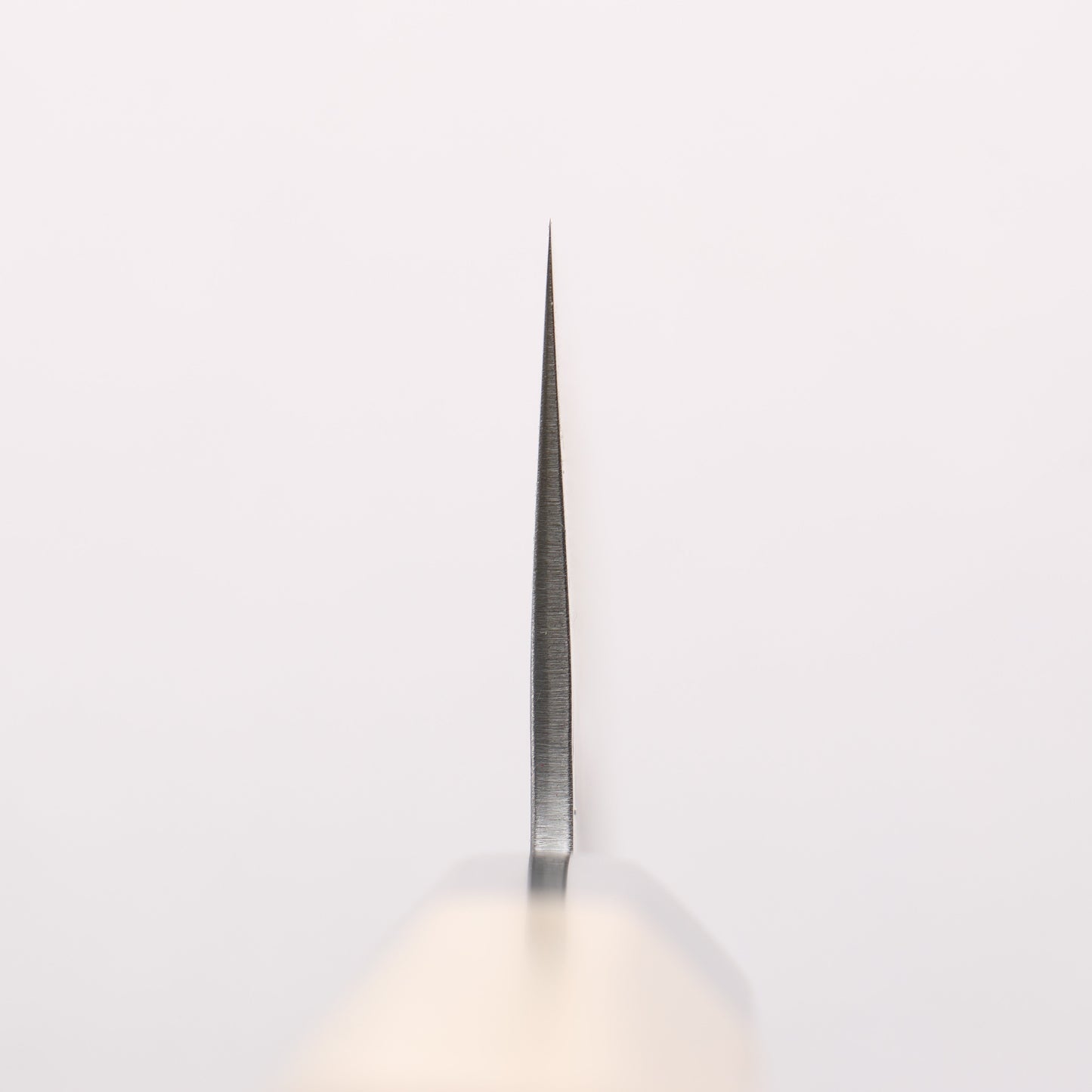 翁流 白ニ鋼 鎚目 牛刀包丁 210mm 朴柄 - 清助刃物