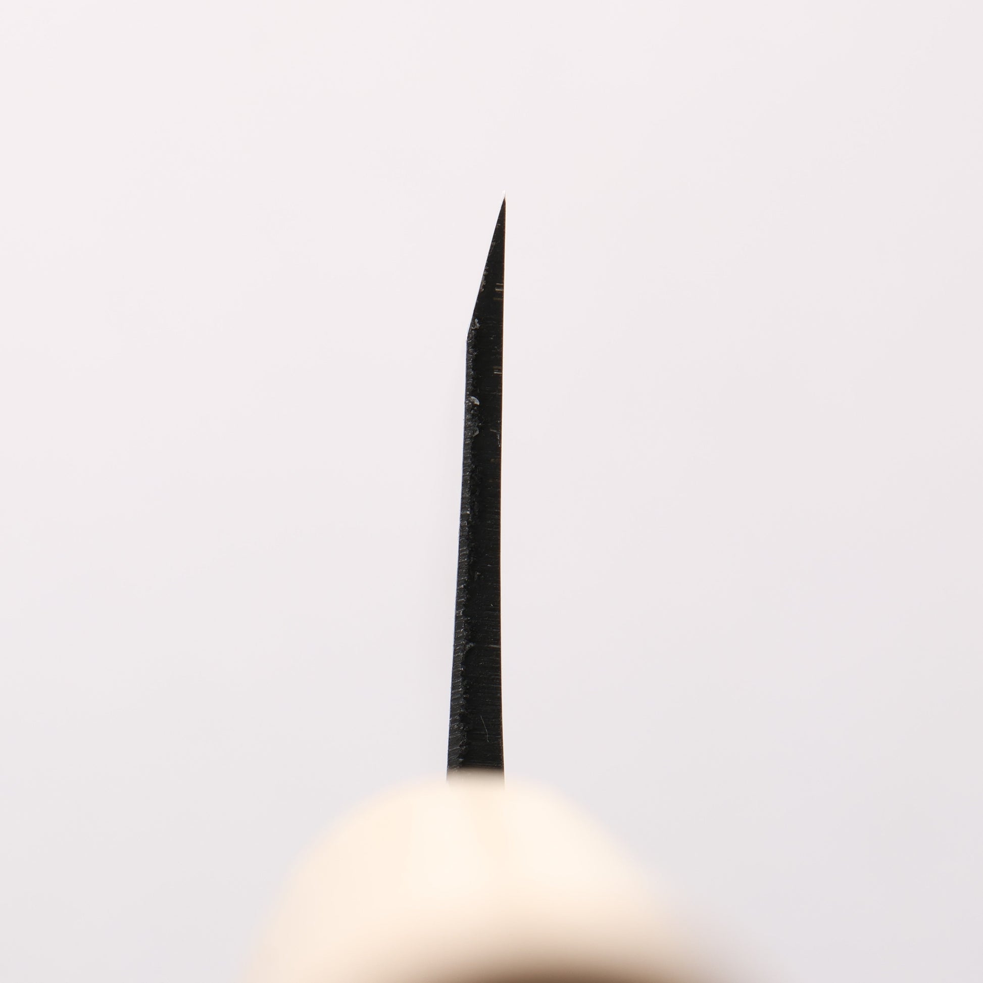 中新田 白ニ鋼 黒 出刃包丁 120mm 朴柄 - 清助刃物