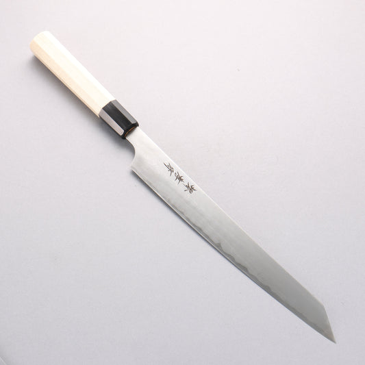 堺 孝行 銀三鋼 ダマスカス 剣型柳刃包丁 270mm - 清助刃物