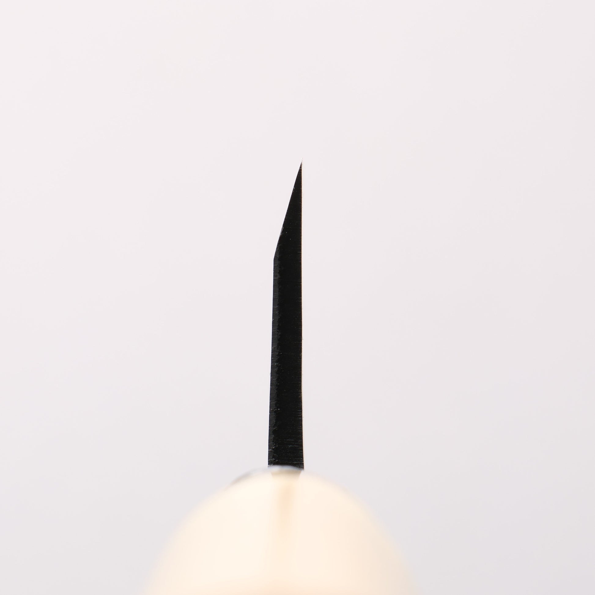 中新田 白ニ鋼 黒 出刃包丁 105mm 朴柄 - 清助刃物