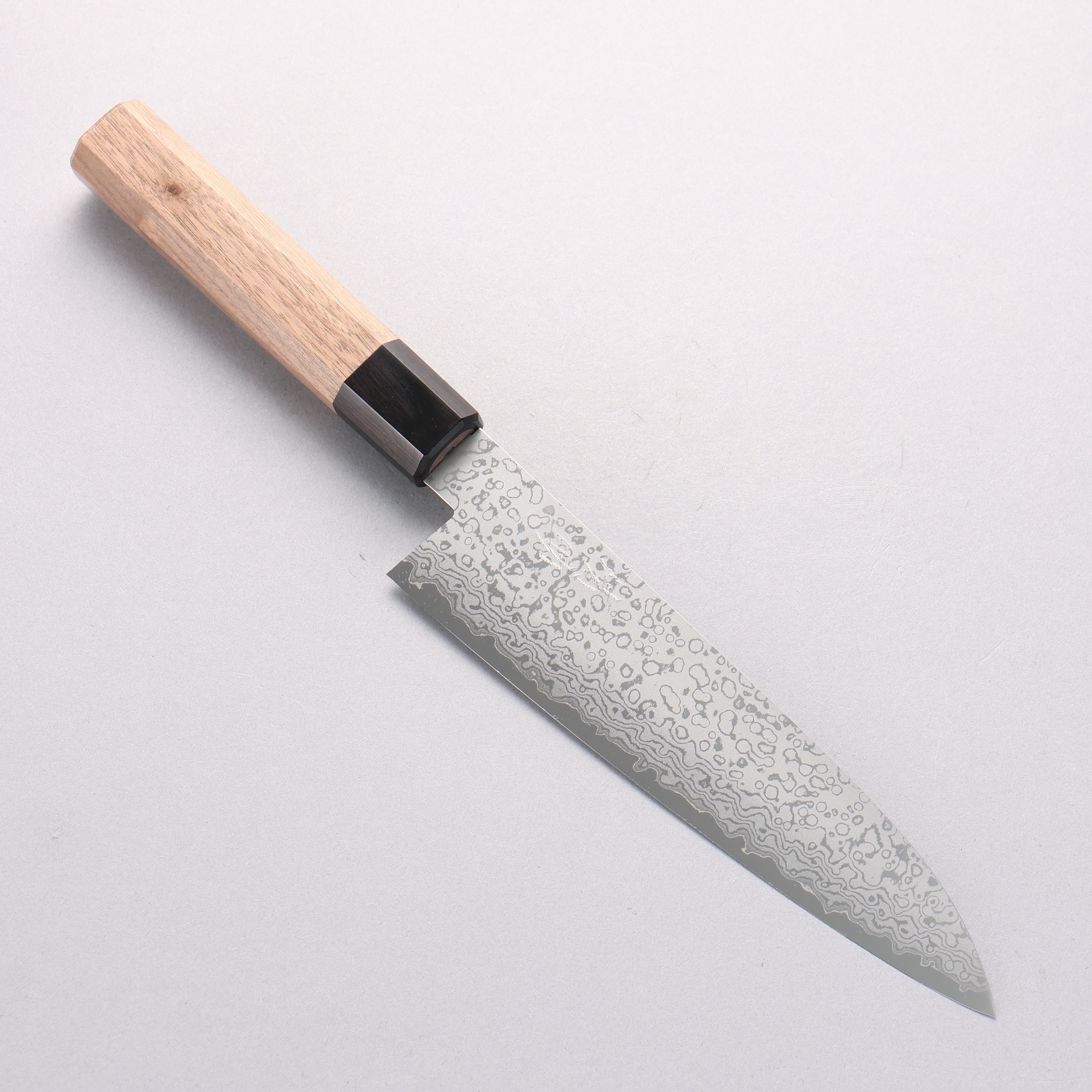 清助 V金10号 ダマスカス 牛刀包丁 180mm ウォルナット柄 – 清助刃物 Japan