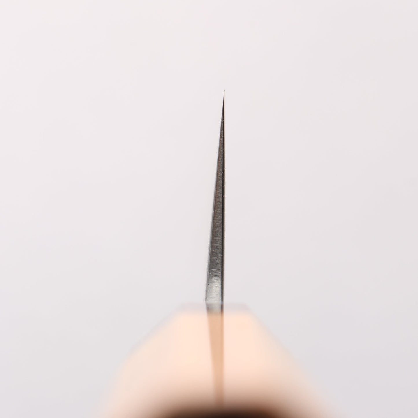 翁流 白一鋼 切付牛刀包丁 210mm ケヤキ柄 - 清助刃物