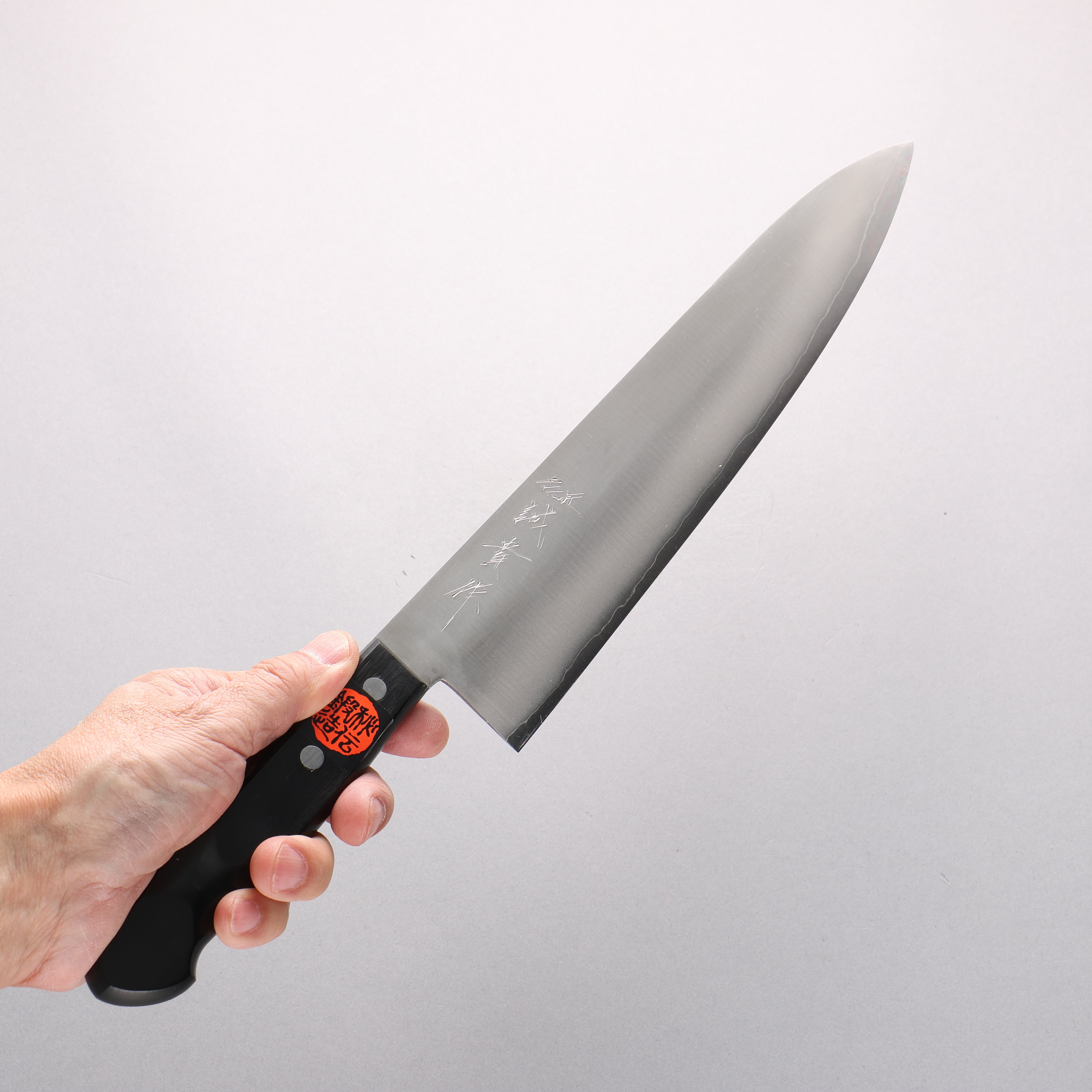 田中 誠貴 銀三鋼 牛刀包丁 270mm 黒合板柄 – 清助刃物 Japan
