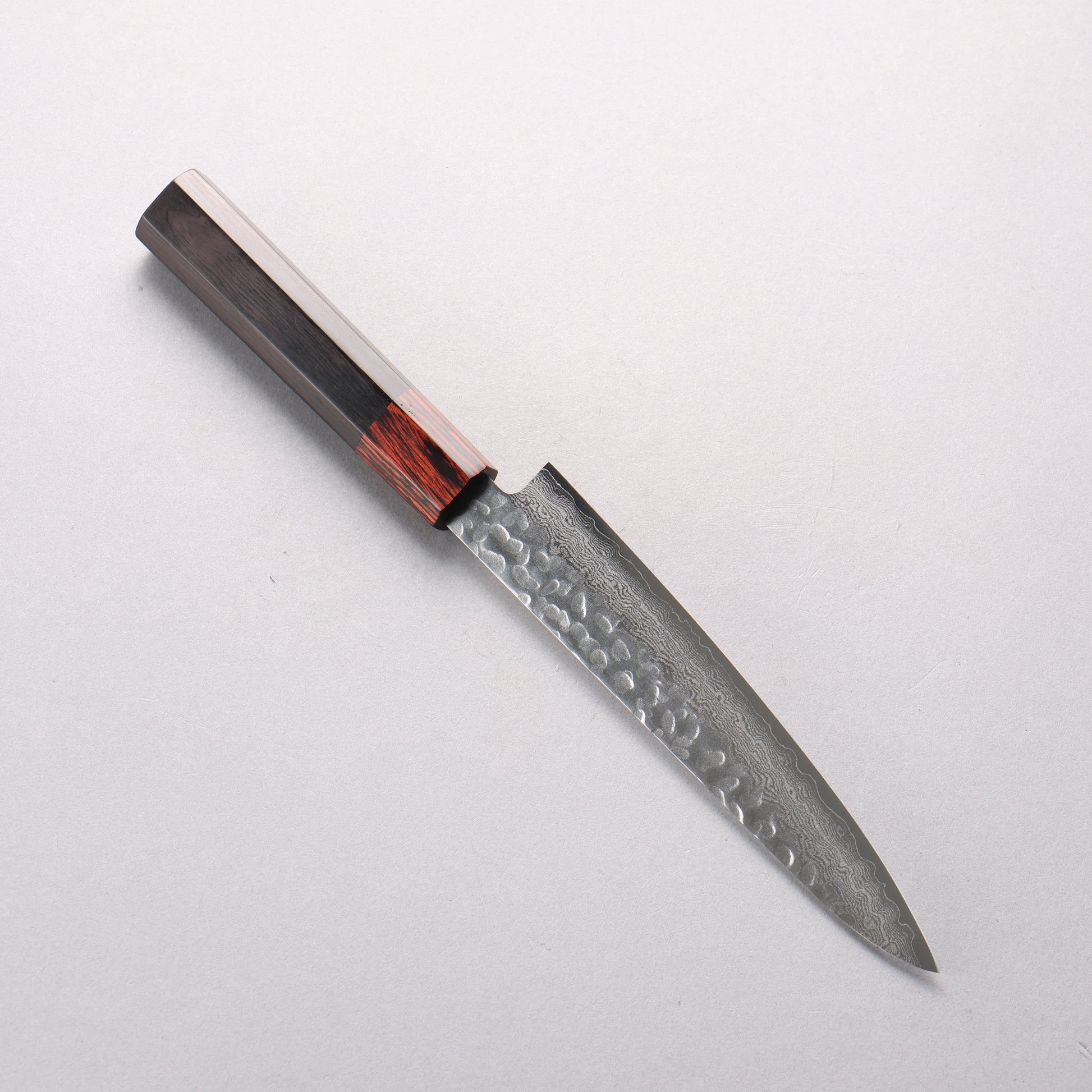 清助 VG10 33層 鎚目 ダマスカス ペティーナイフ 135mm 黒合板柄