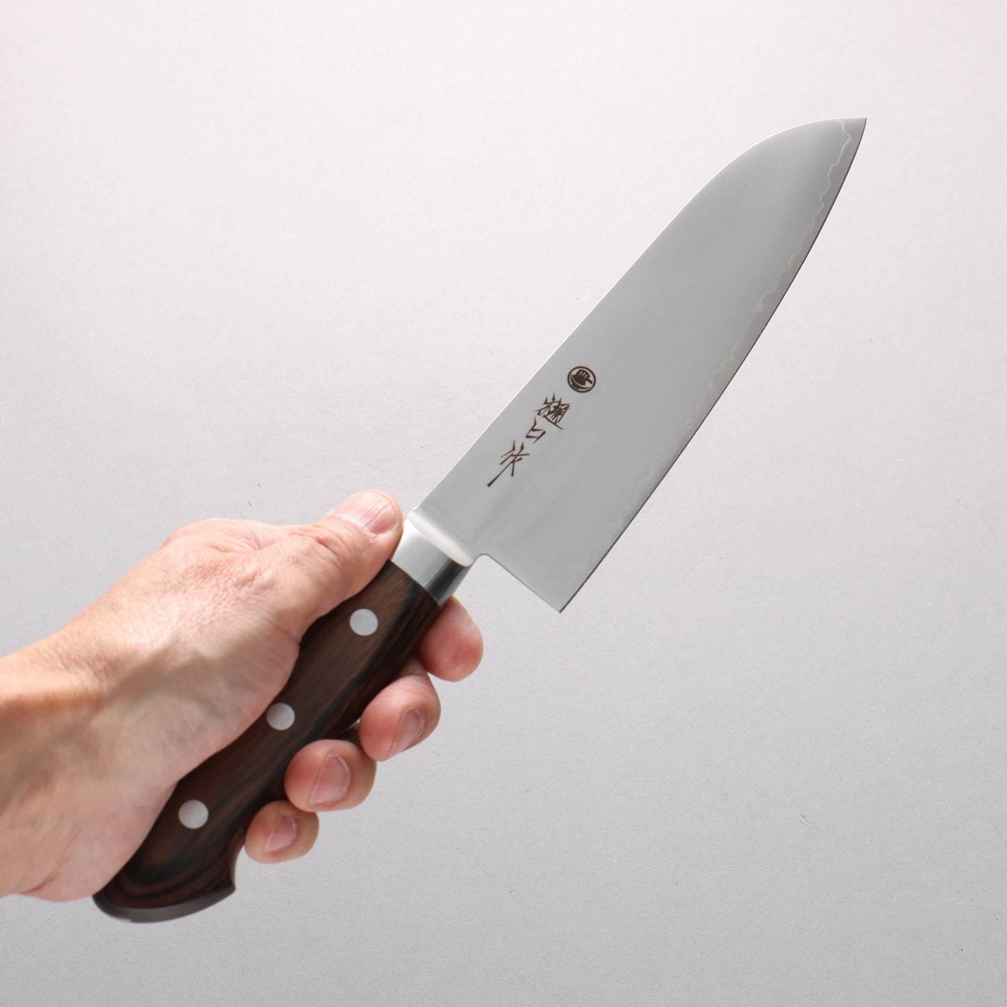 樋口 SG2 三徳包丁 180mm ゼブラウッド柄