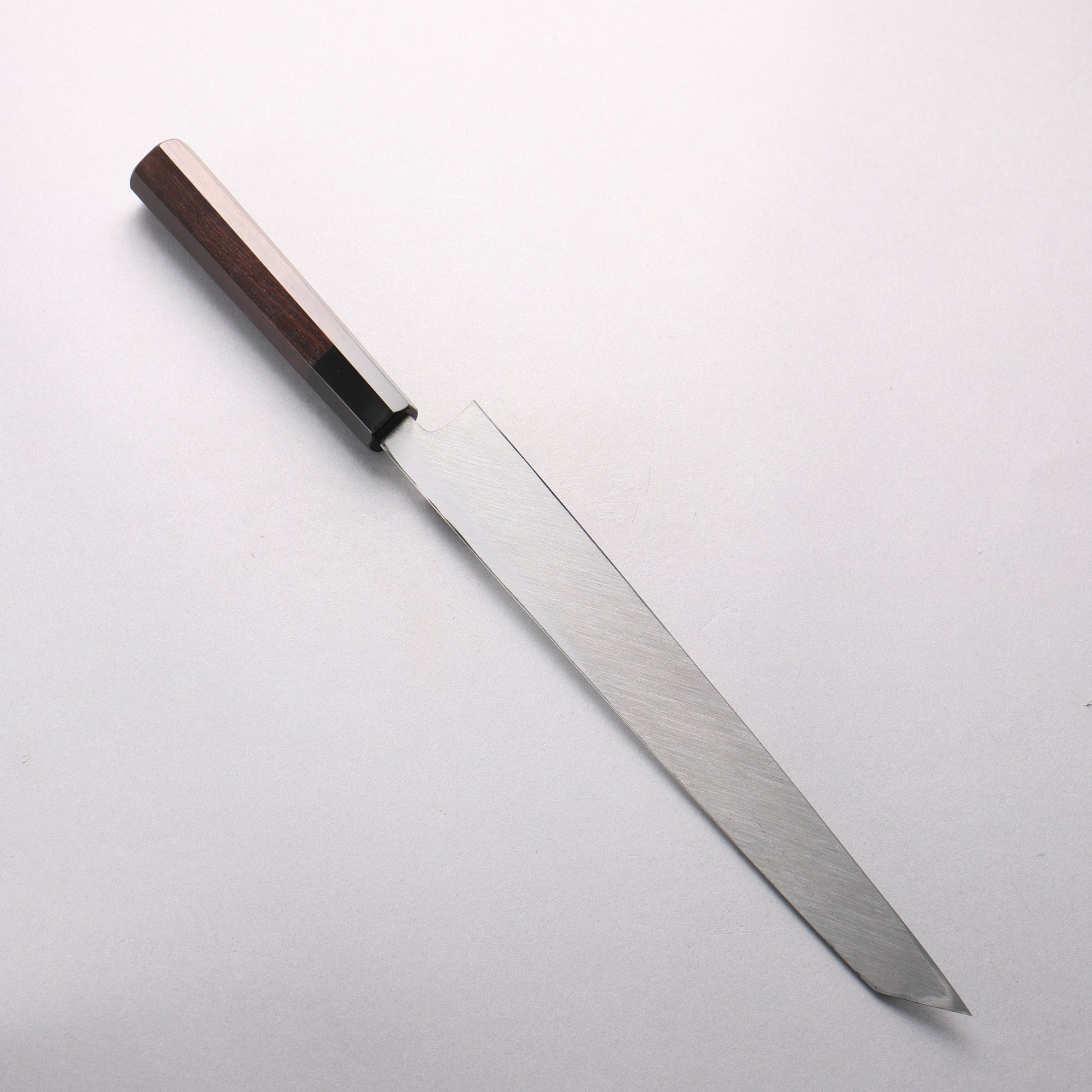鐵泉 田中作 玉鋼 鏡面仕上げ 切付柳刃包丁 270mm 黒檀柄 鞘付き - 清助刃物