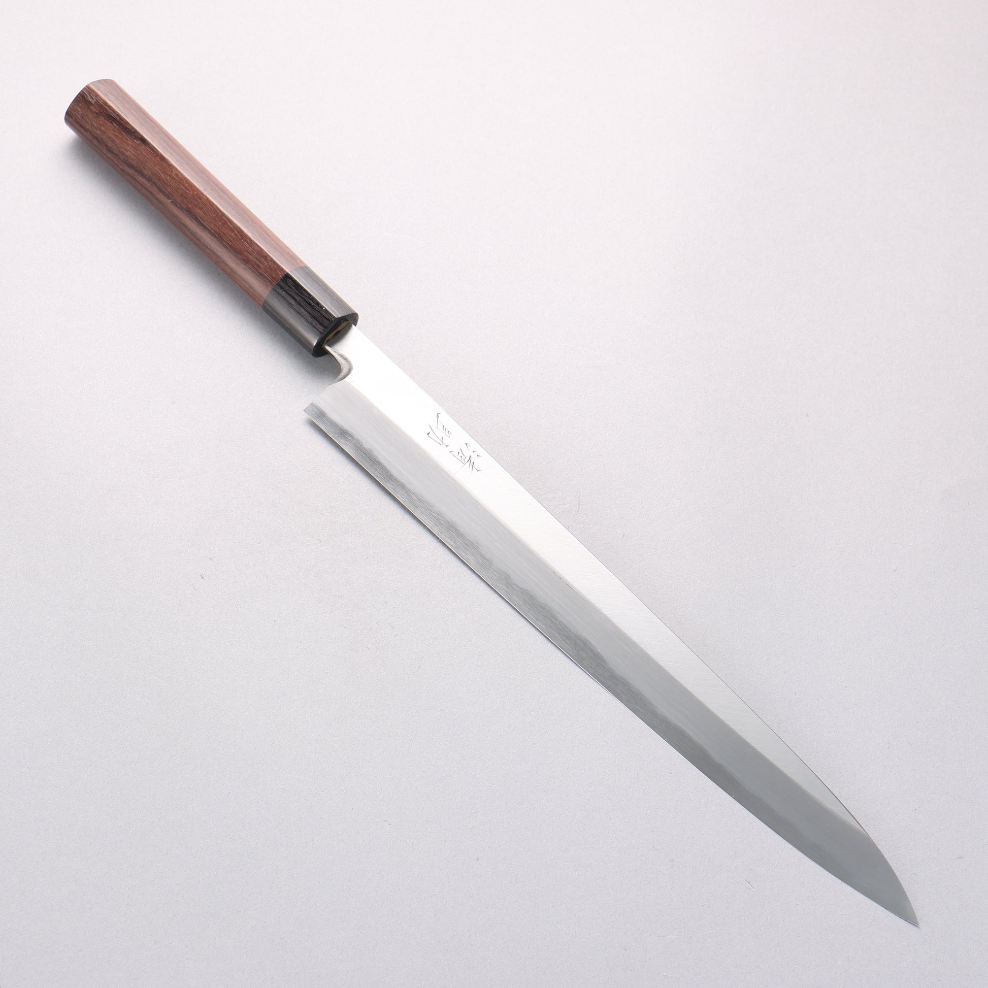 清助 青紙 霞研 柳刃包丁 300mm 紫檀柄 - 清助刃物