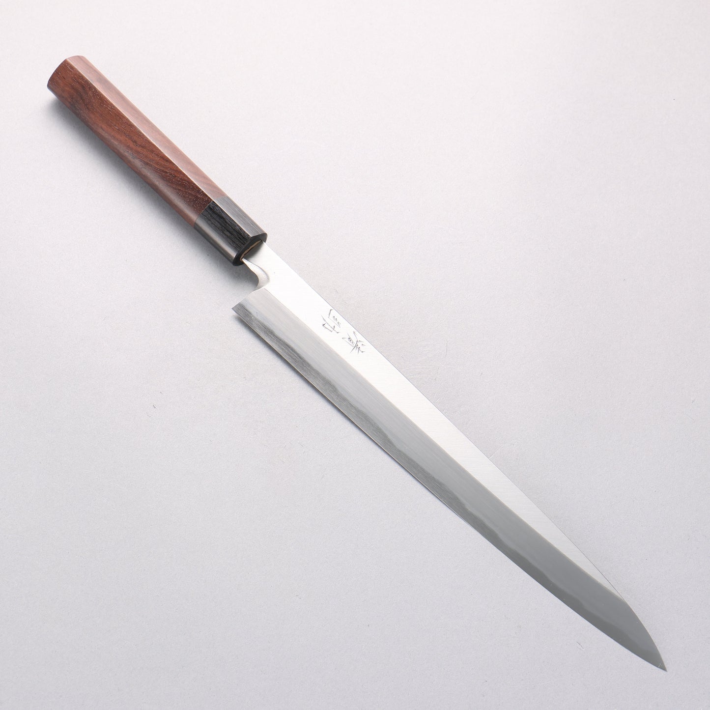 清助 青紙 霞研 柳刃包丁 270mm 紫檀柄 - 清助刃物