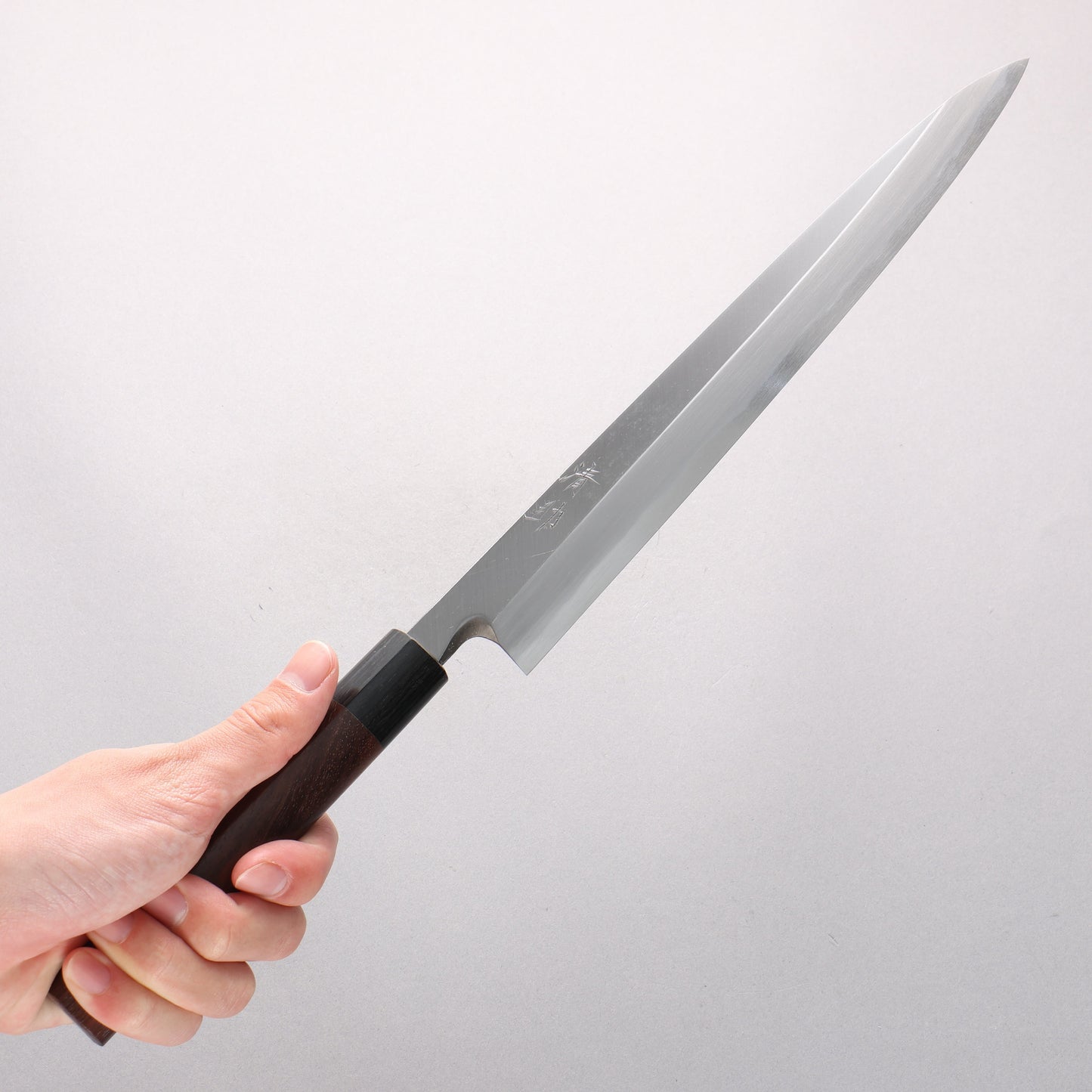 清助 青紙 霞研 柳刃包丁 270mm 紫檀柄 - 清助刃物