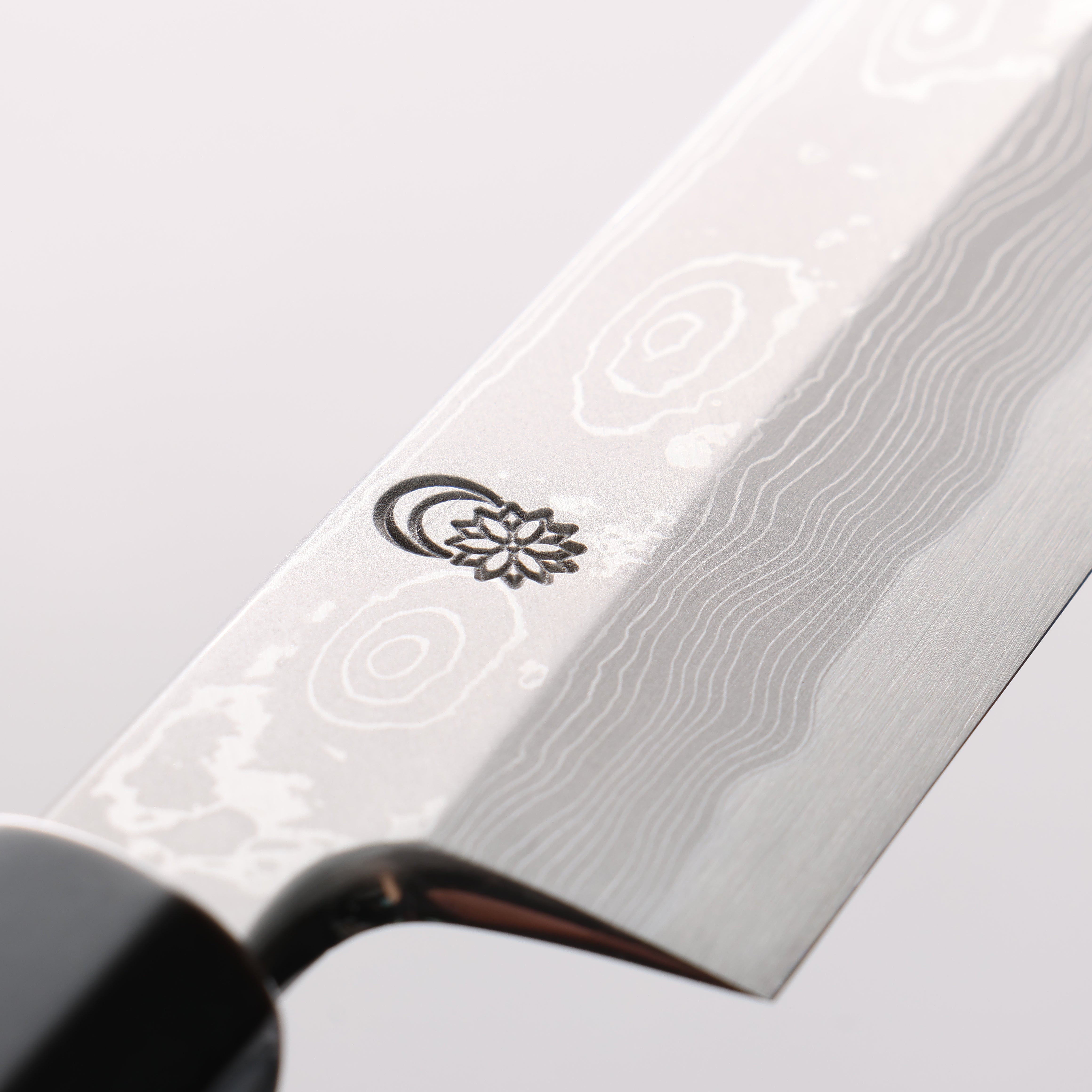 菊月 青一鋼 ダマスカス 切付柳刃包丁 270mm 朴柄 – 清助刃物 Japan