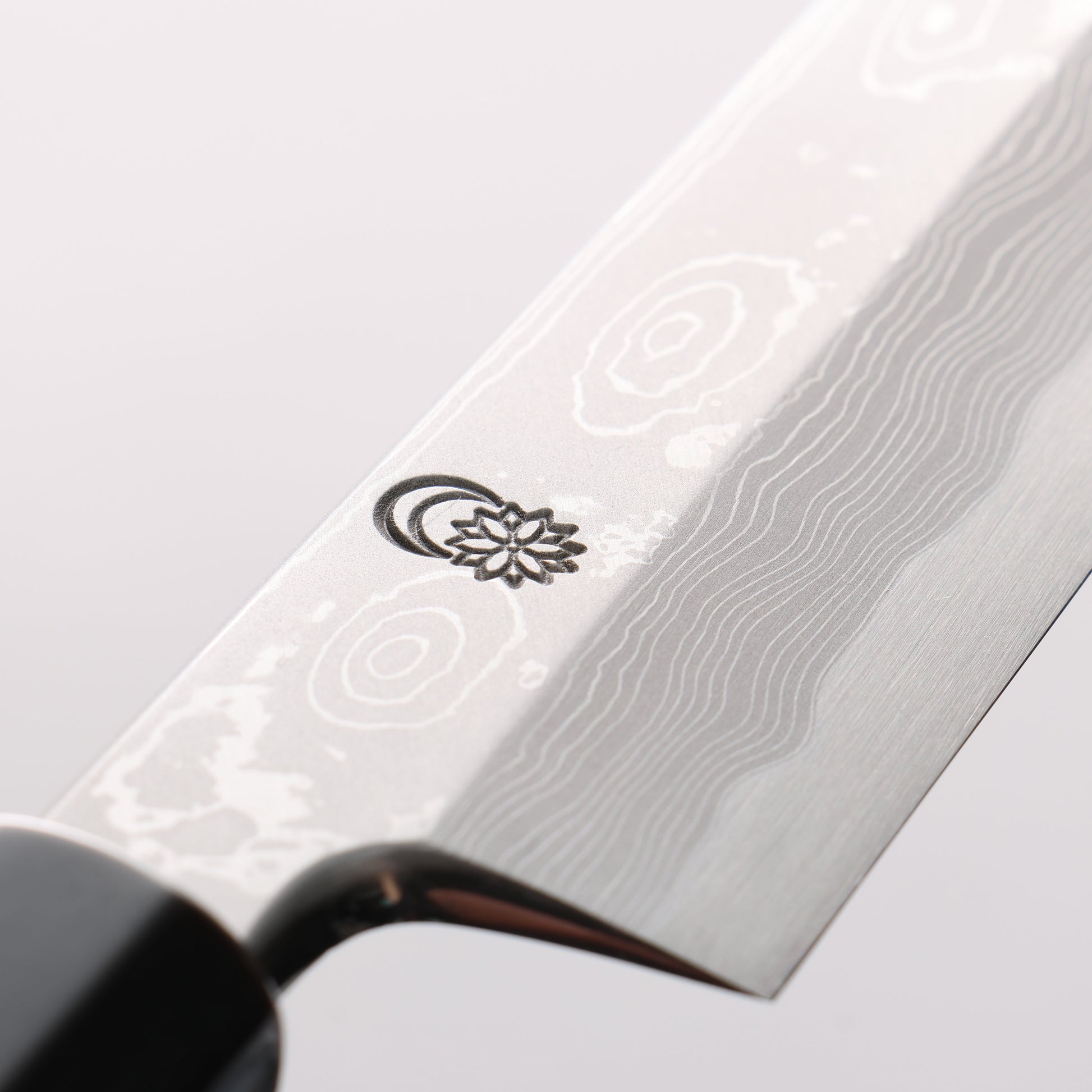 菊月 青一鋼 ダマスカス 切付柳刃包丁 270mm 朴柄 - 清助刃物