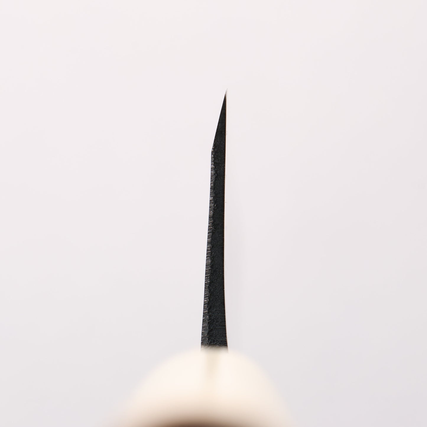 中新田 白ニ鋼 黒 出刃包丁 135mm 朴柄 - 清助刃物