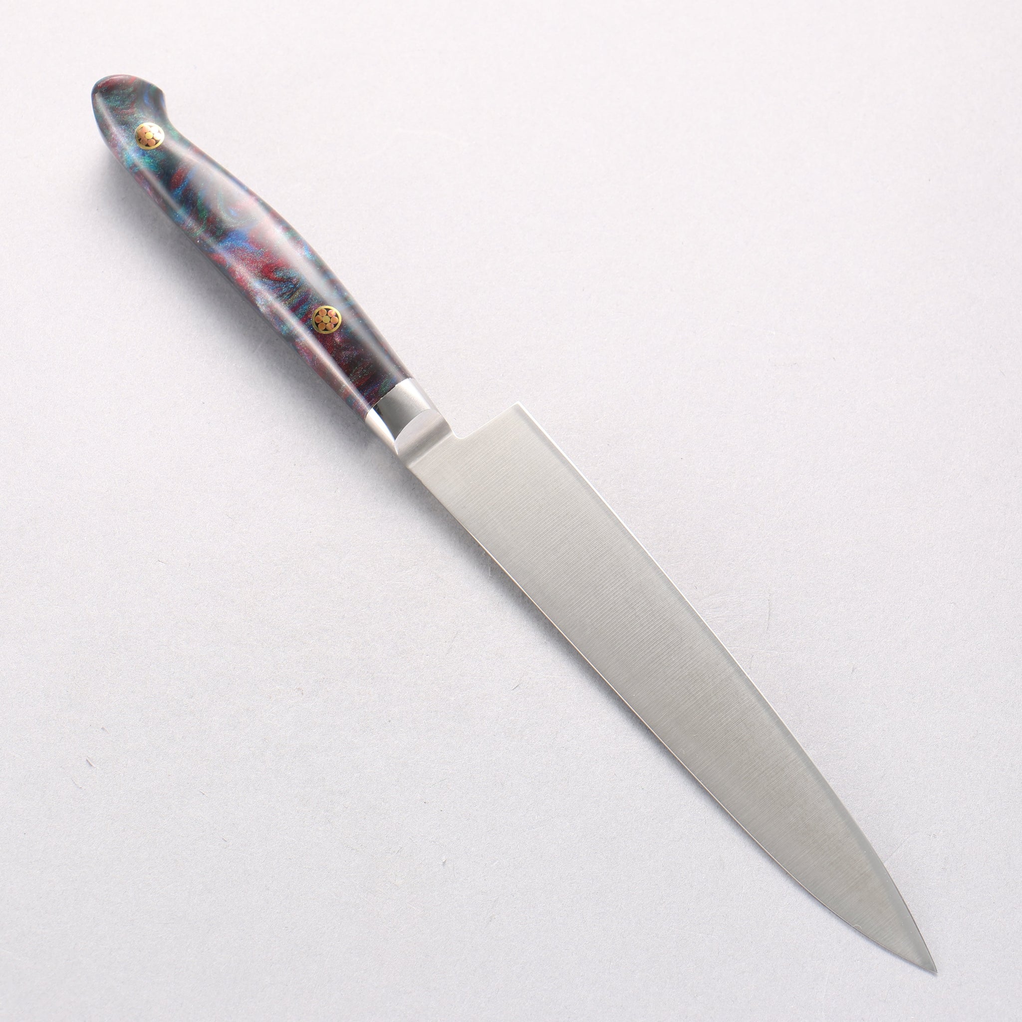 堺 孝行 グランドシェフ SP スウェーデンウッデホルム特殊鋼 ペティーサーモン 150mm SP タイプ III (ギャラクシー)柄 - 清助刃物