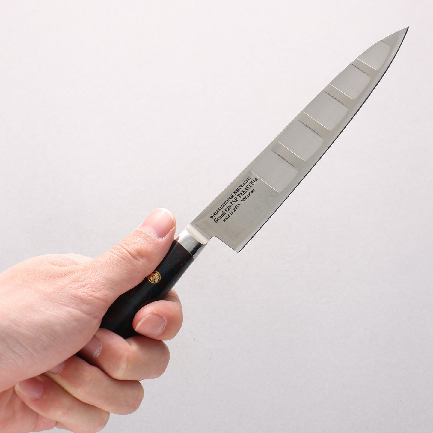 堺 孝行 グランドシェフ SP スウェーデンウッデホルム特殊鋼 ペティーサーモン 150mm SP タイプ III (ギャラクシー)柄 - 清助刃物