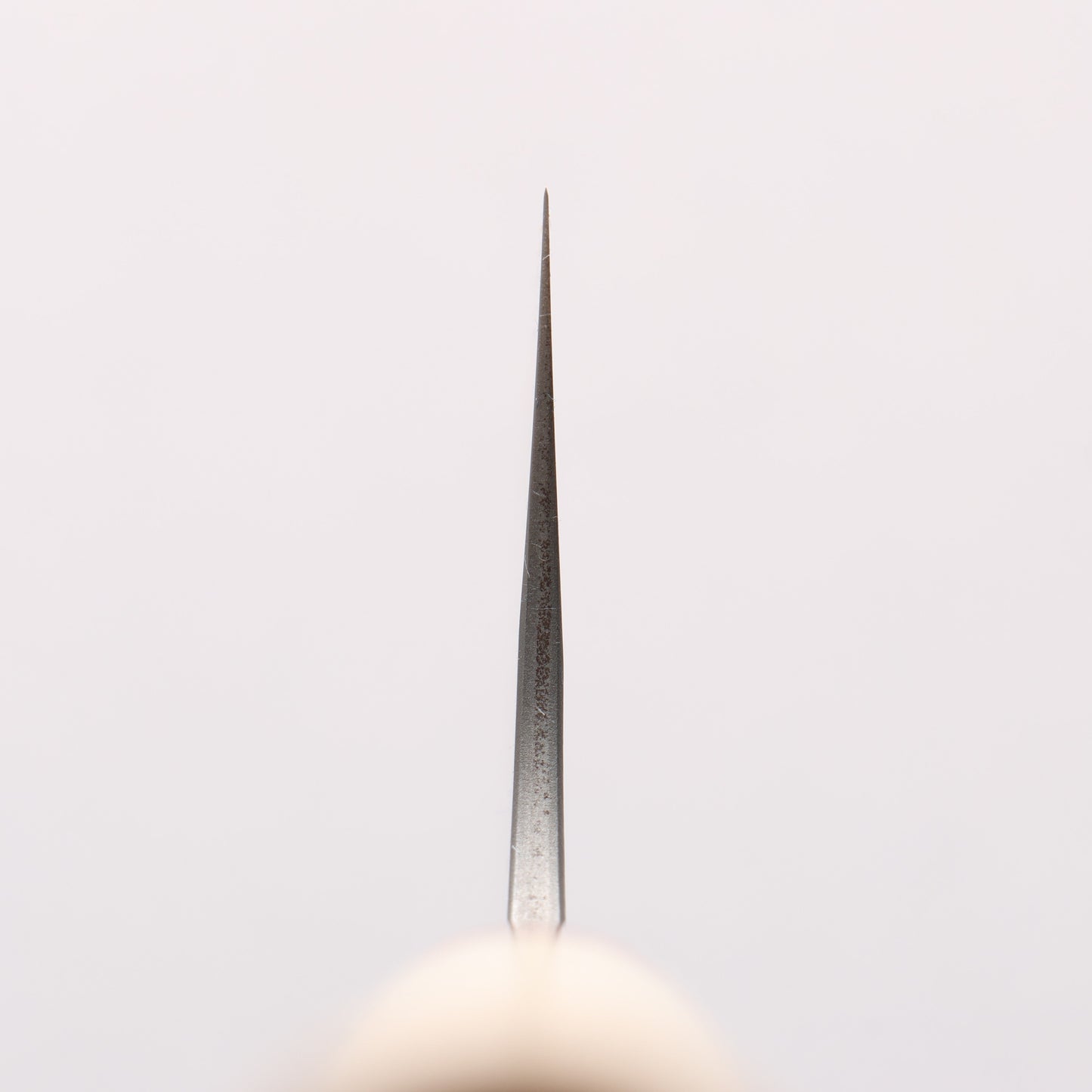 昌景 雪 白ニ鋼 梨地 牛刀包丁 240mm 朴柄