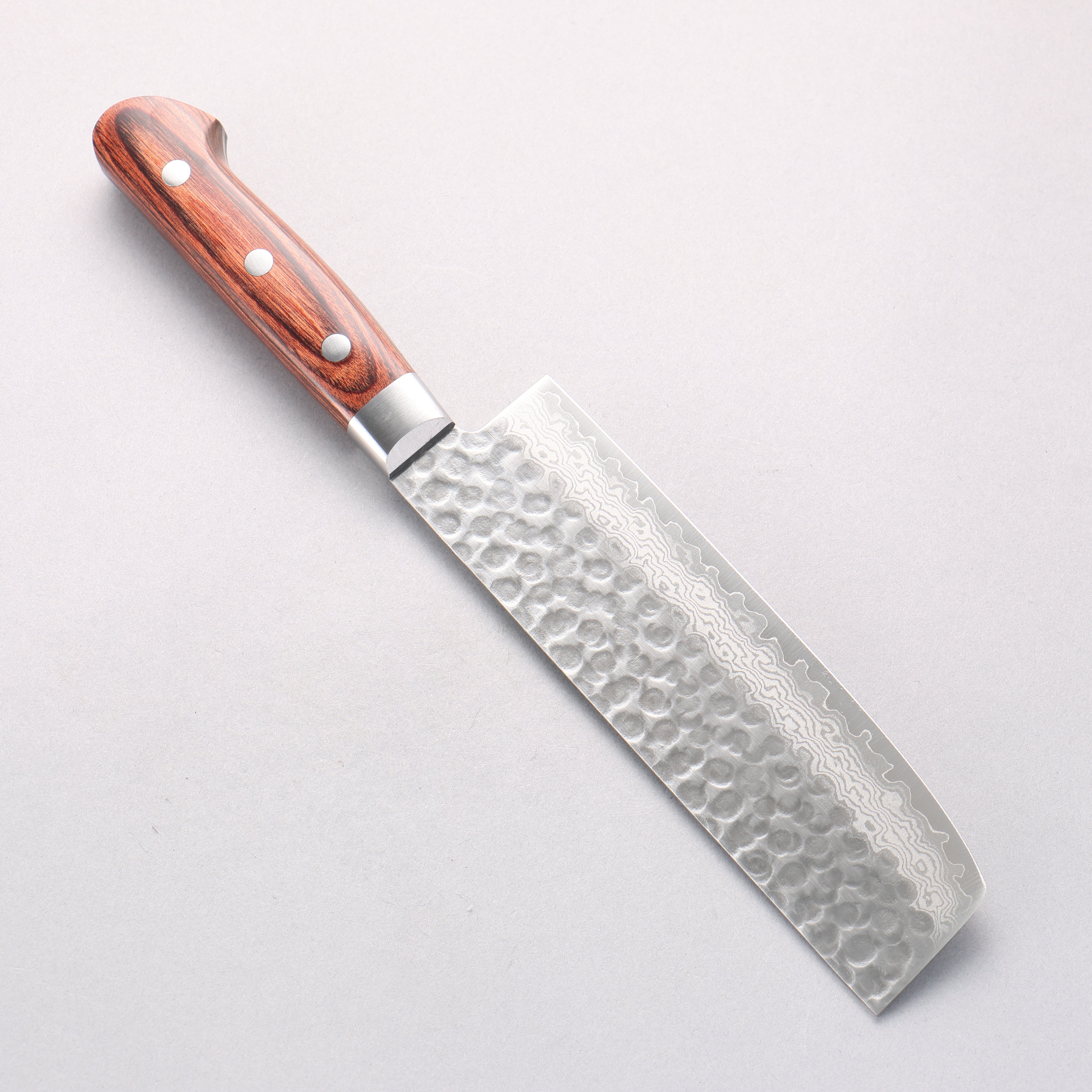 堺 孝行 V金10号 17層ダマスカス 菜切包丁 160mm - 清助刃物