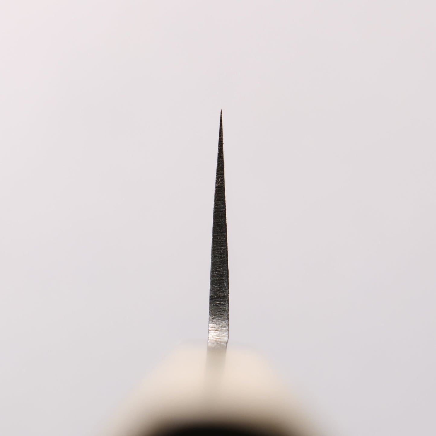 源 昭忠 白ニ鋼 霞研 三徳包丁 180mm 朴柄 - 清助刃物