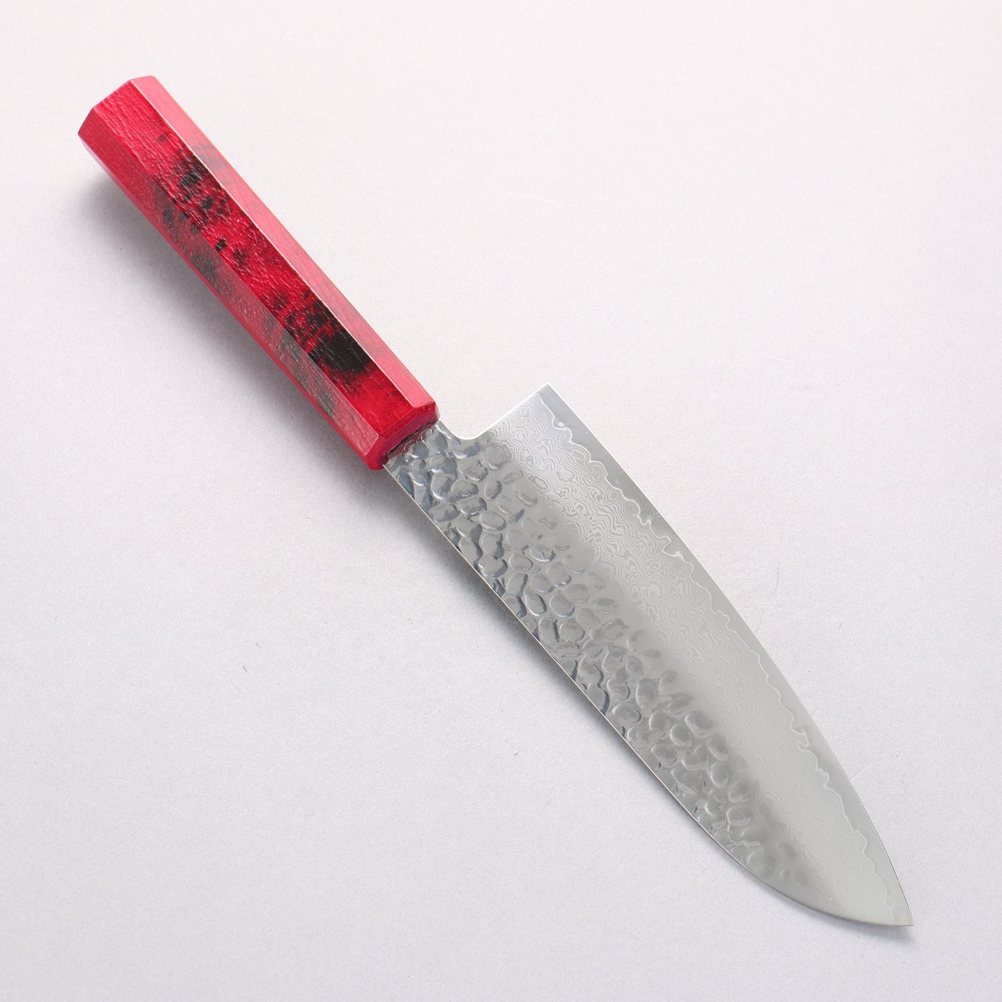 堺 孝行 なないろ VG10 33層 三徳包丁 180mm ABS樹脂(赤べっ甲)柄 - 清助刃物