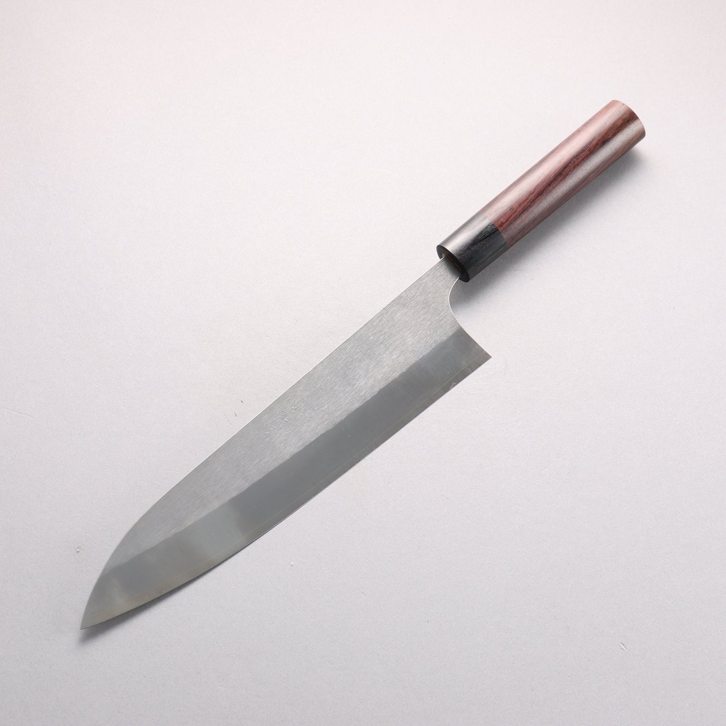 尾形 峻吾 SG2 縦目鎬横 牛刀包丁 240mm 紫檀柄 - 清助刃物