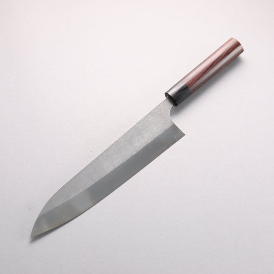 尾形 峻吾 SG2 縦目鎬横 牛刀包丁 240mm 紫檀柄 - 清助刃物