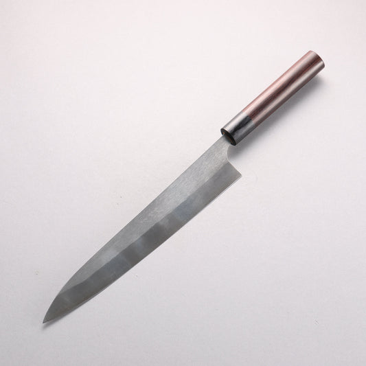 尾形 峻吾 SG2 縦目鎬横 筋引包丁 240mm 紫檀柄 - 清助刃物