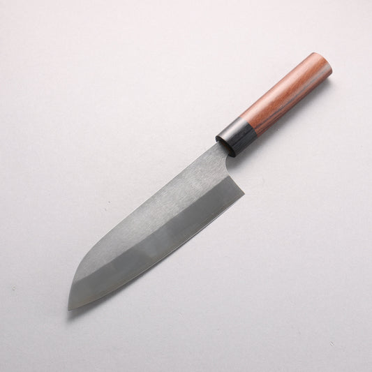 尾形 峻吾 SG2 縦目鎬横 三徳包丁 180mm 紫檀柄 - 清助刃物