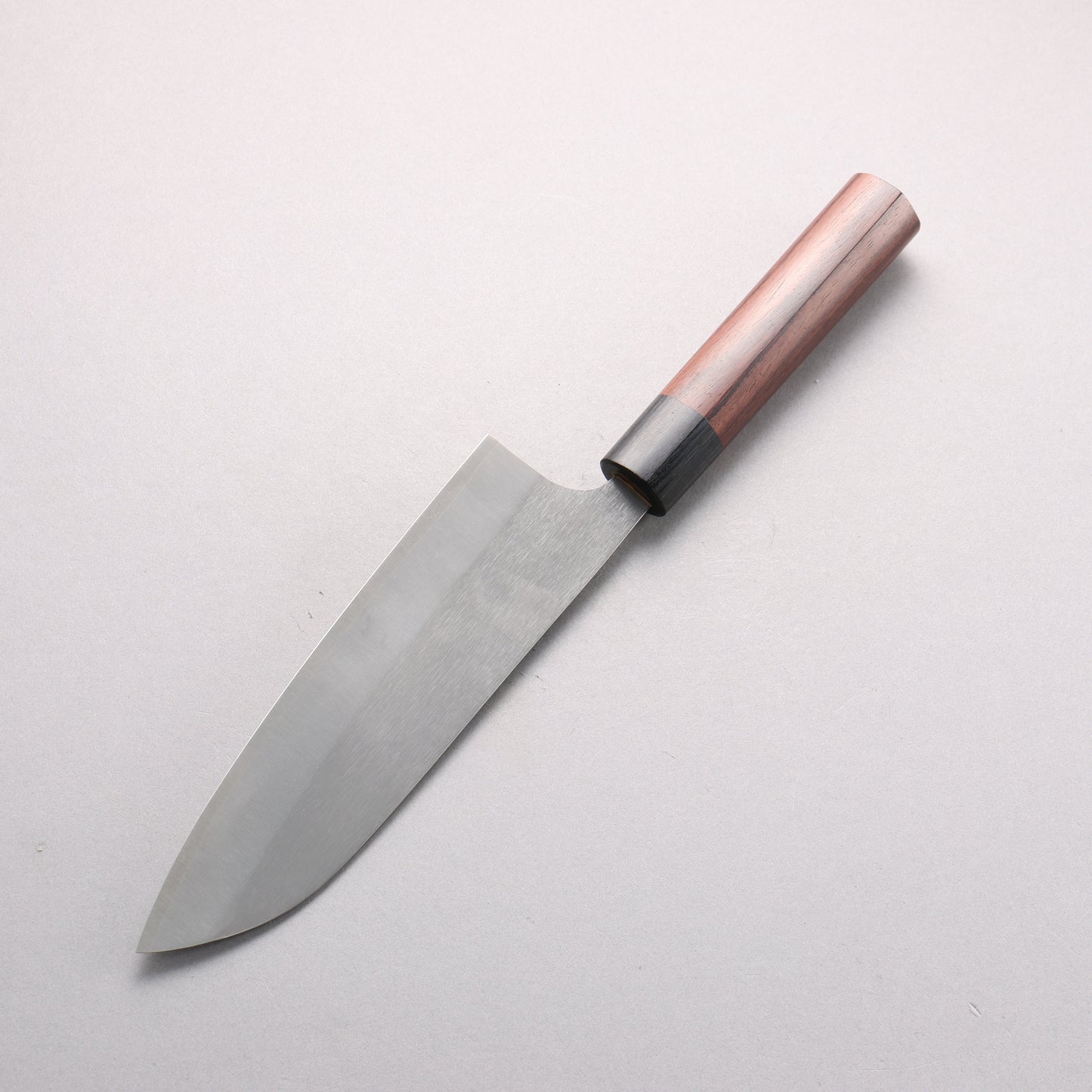 尾形 峻吾 SG2 縦目鎬横 三徳包丁 180mm 紫檀柄 - 清助刃物