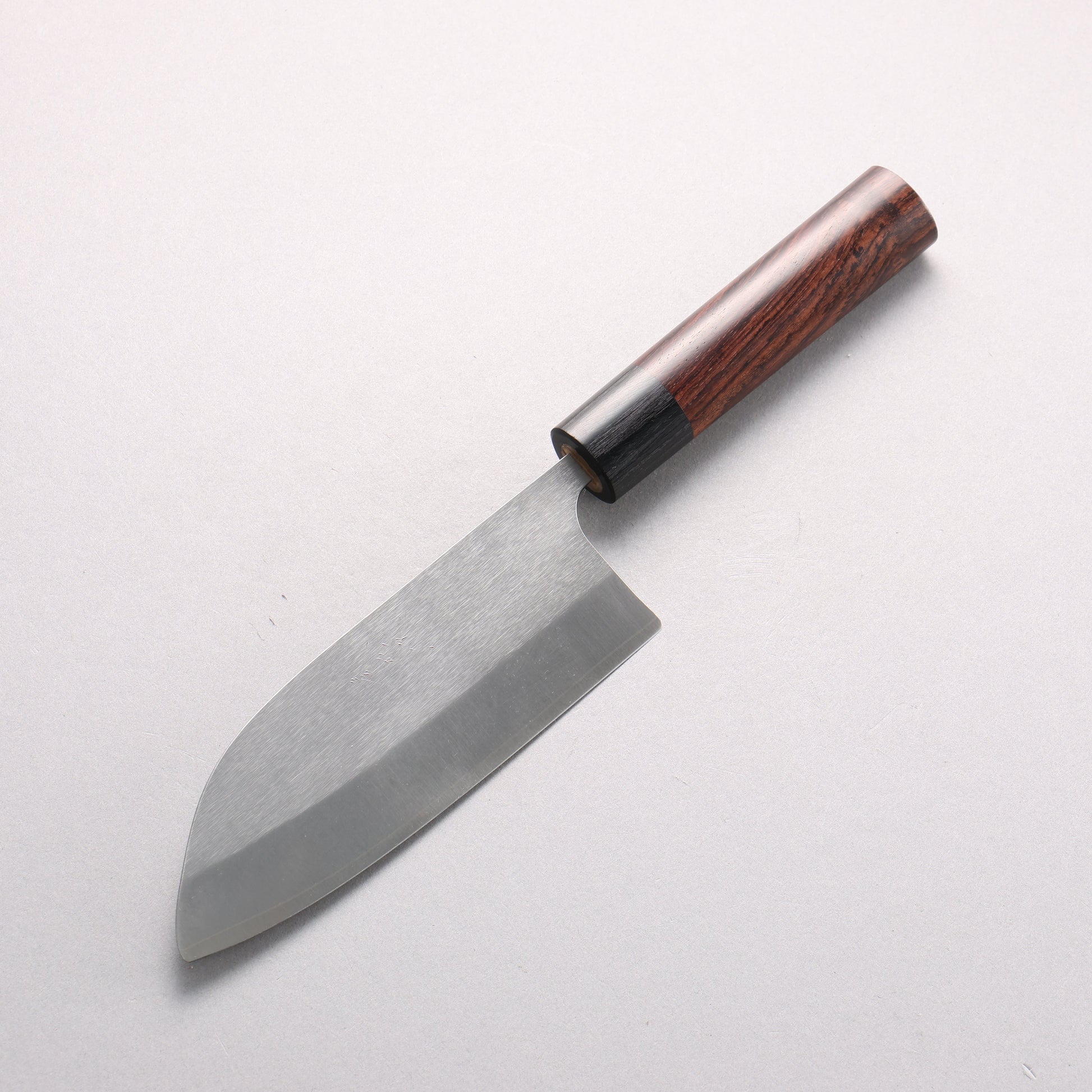 尾形 峻吾 SG2 縦目鎬横 三徳(丸) 150mm 紫檀柄 - 清助刃物