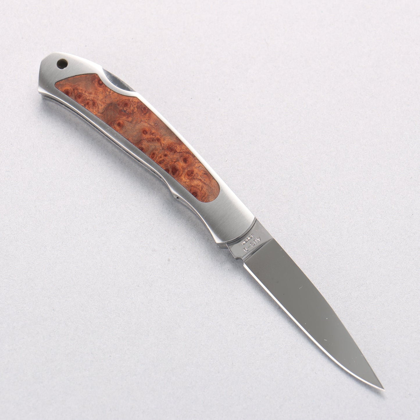 Moki Ezo Red Fox Pocket Knife - 清助刃物