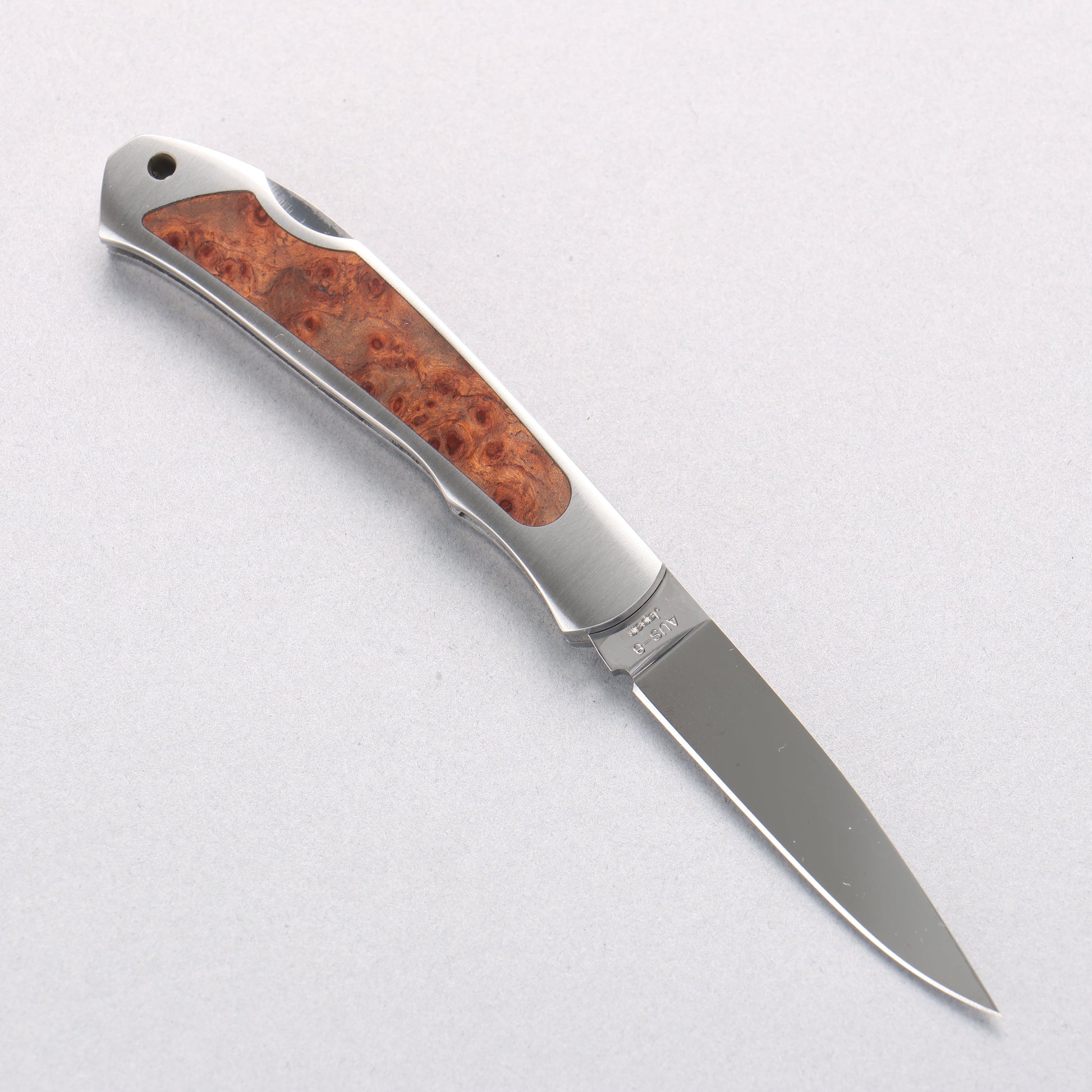 Moki Ezo Red Fox Pocket Knife - 清助刃物