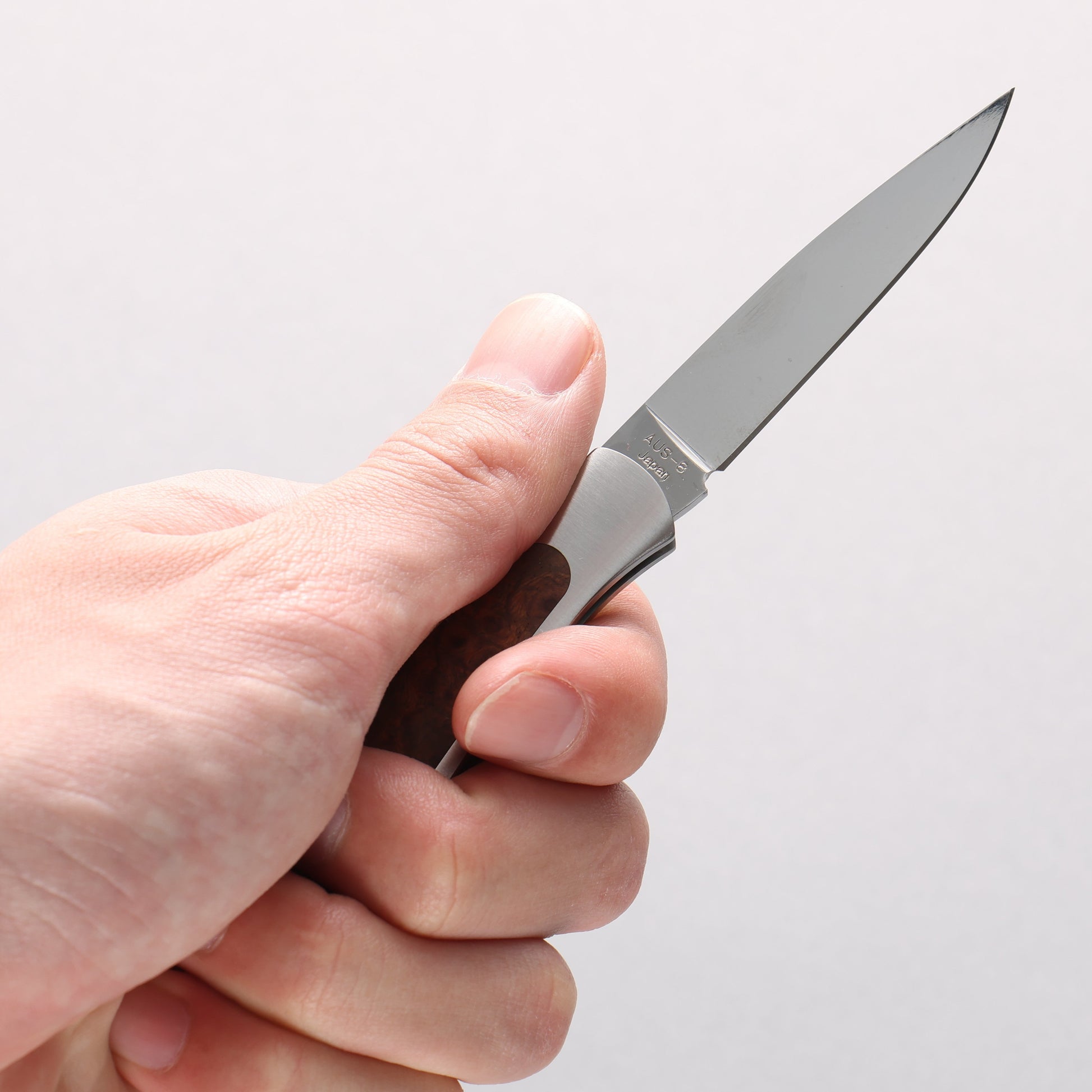 Moki Ezo Red Fox Pocket Knife - 清助刃物