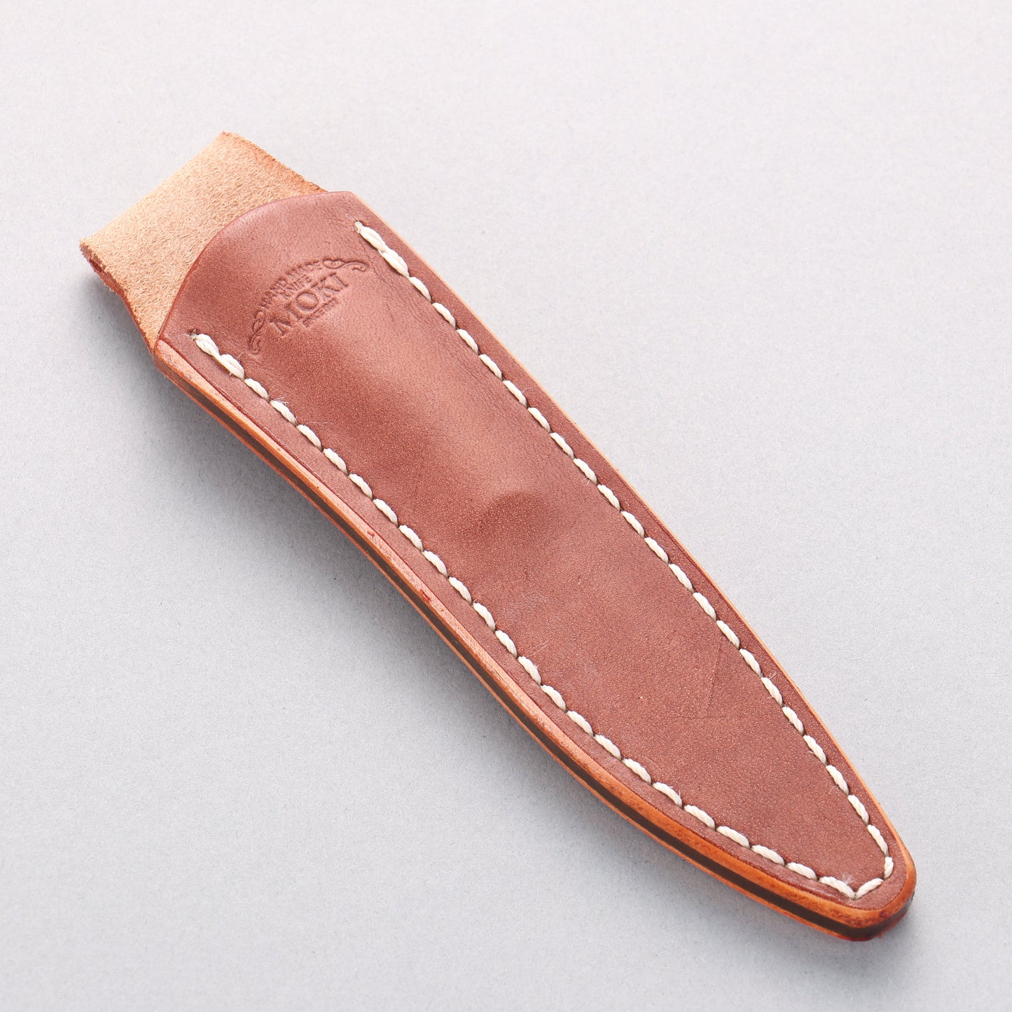 Moki Trout & Bird Fixed Blade Knife w/ Chinese Quince (light) - 清助刃物