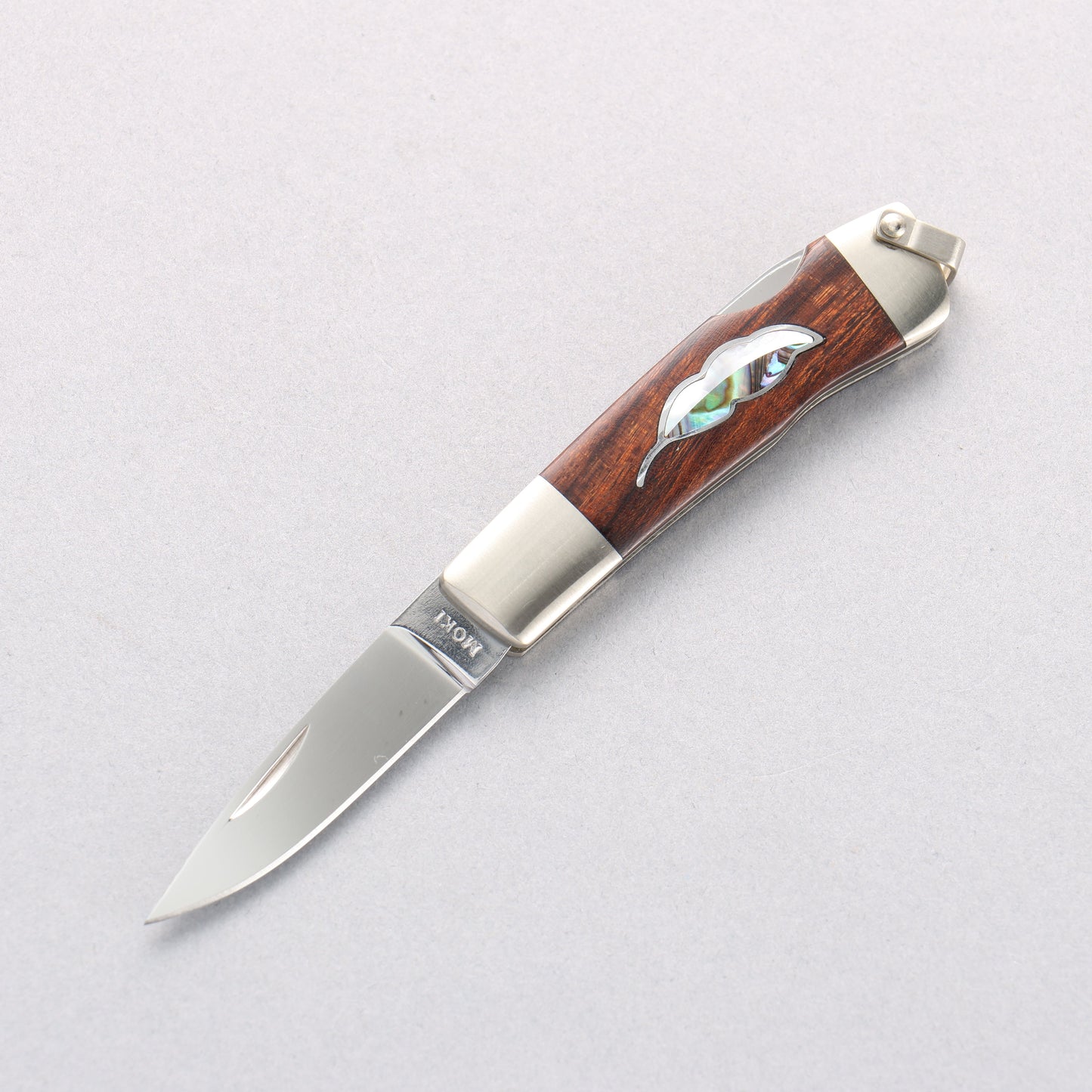 Moki Leaf Pocket Knife - 清助刃物