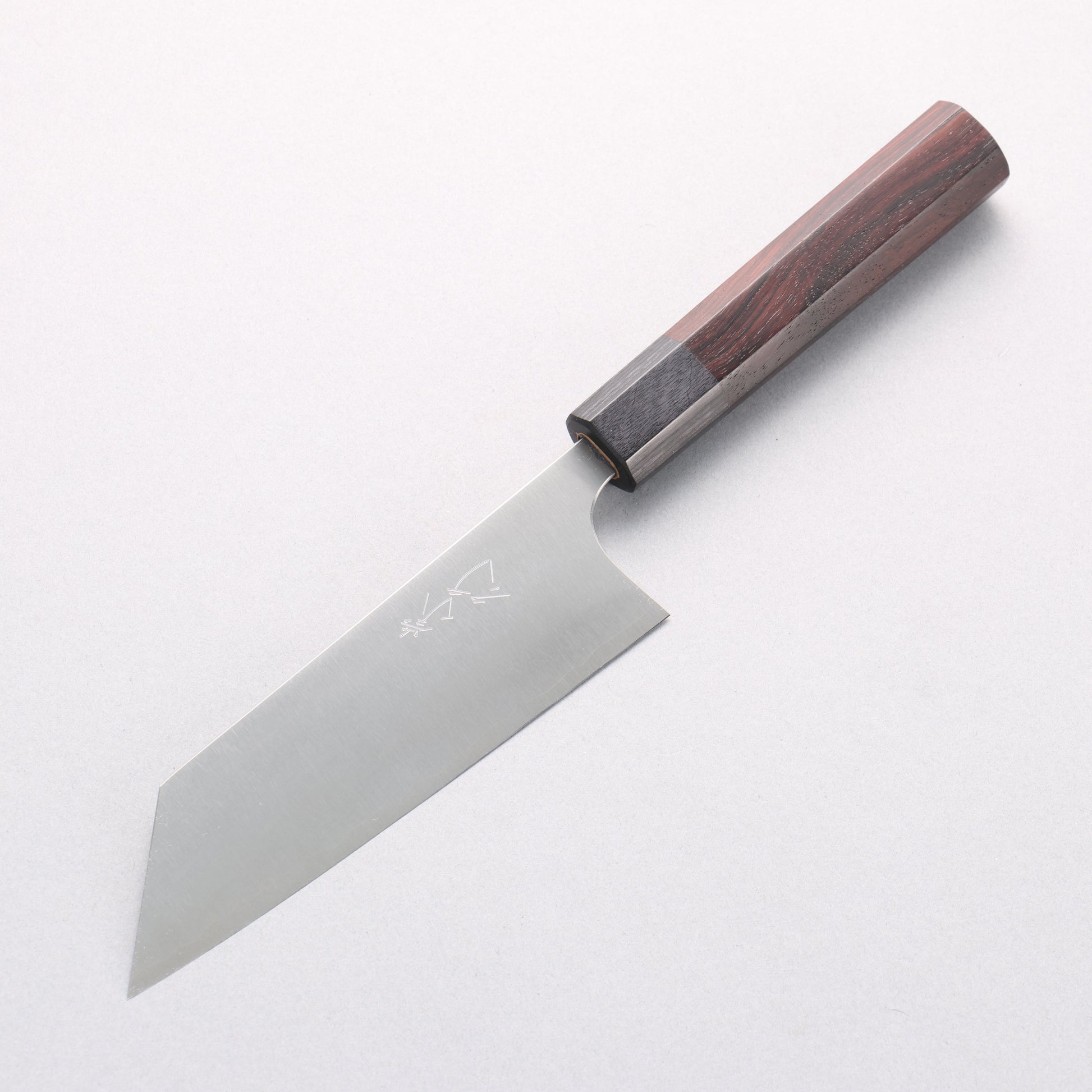柴田崇行 甲鉄 SG2 小文化包丁 140mm 紫檀 (口輪：黒合板)柄 - 清助刃物