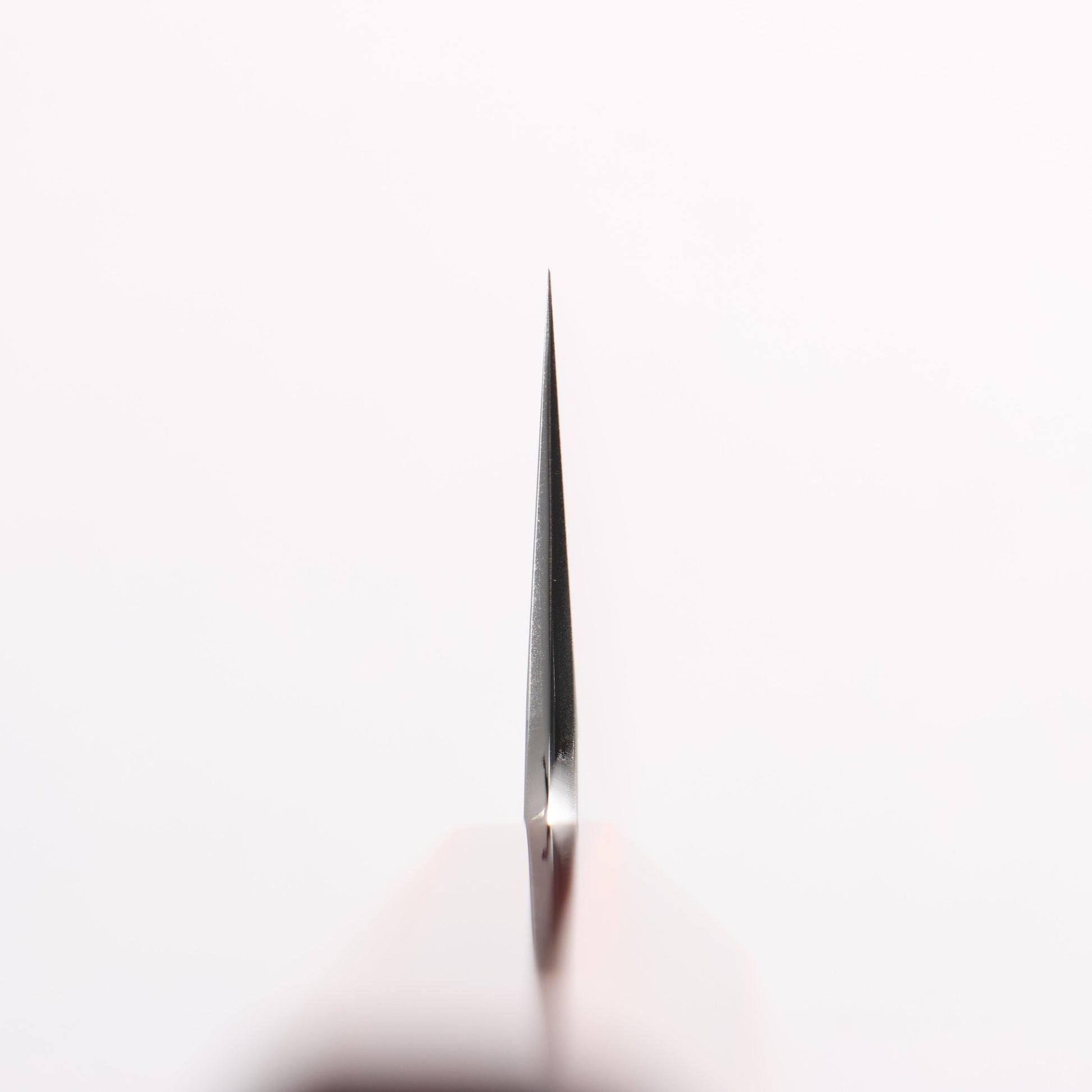 刃道 銀三鋼 磨き仕上げ 牛刀包丁 210mm 漆 木地呂塗り柄 - 清助刃物