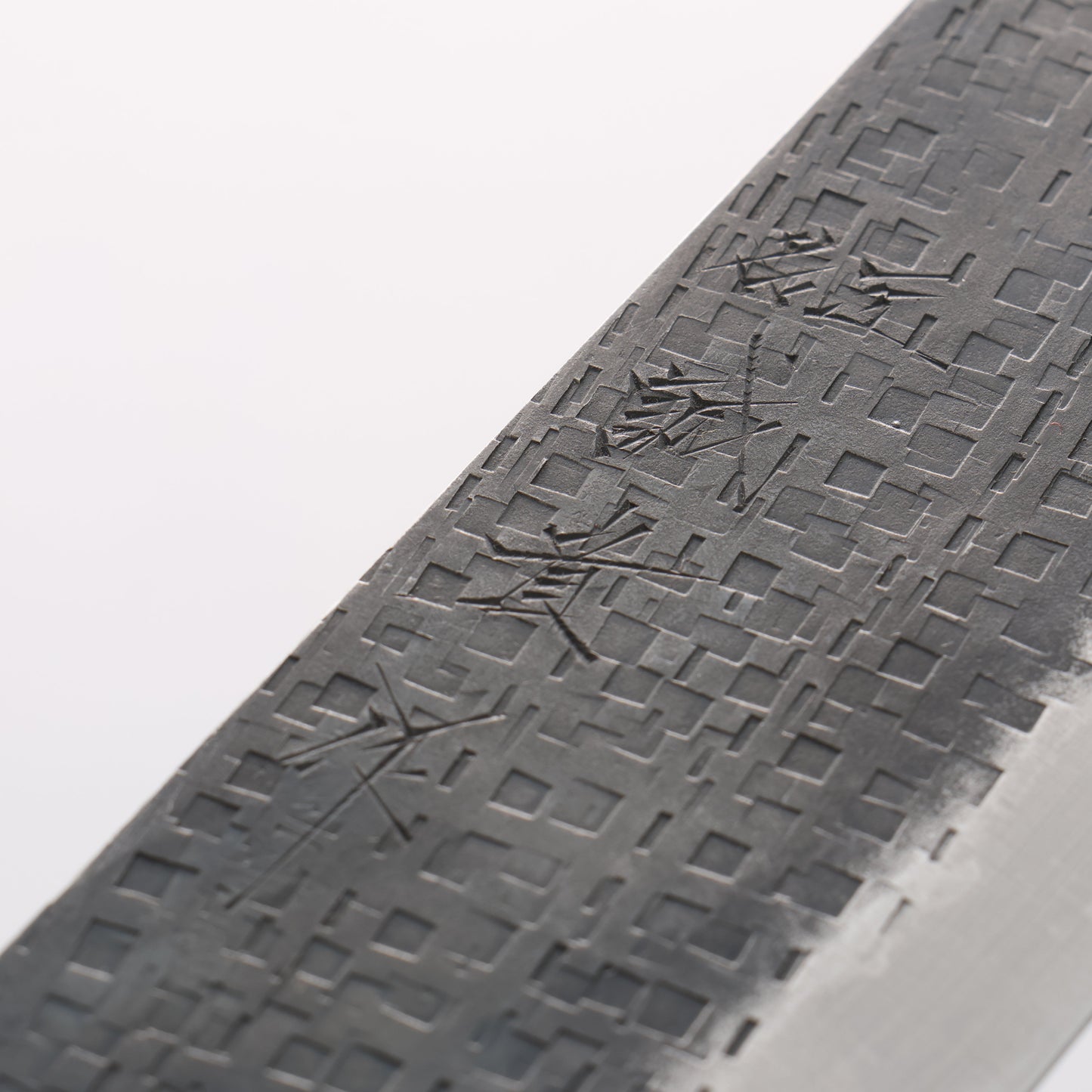 田中 誠貴 鉄火 青ニ鋼 黒打 菜切包丁 165mm ウォルナット柄 - 清助刃物