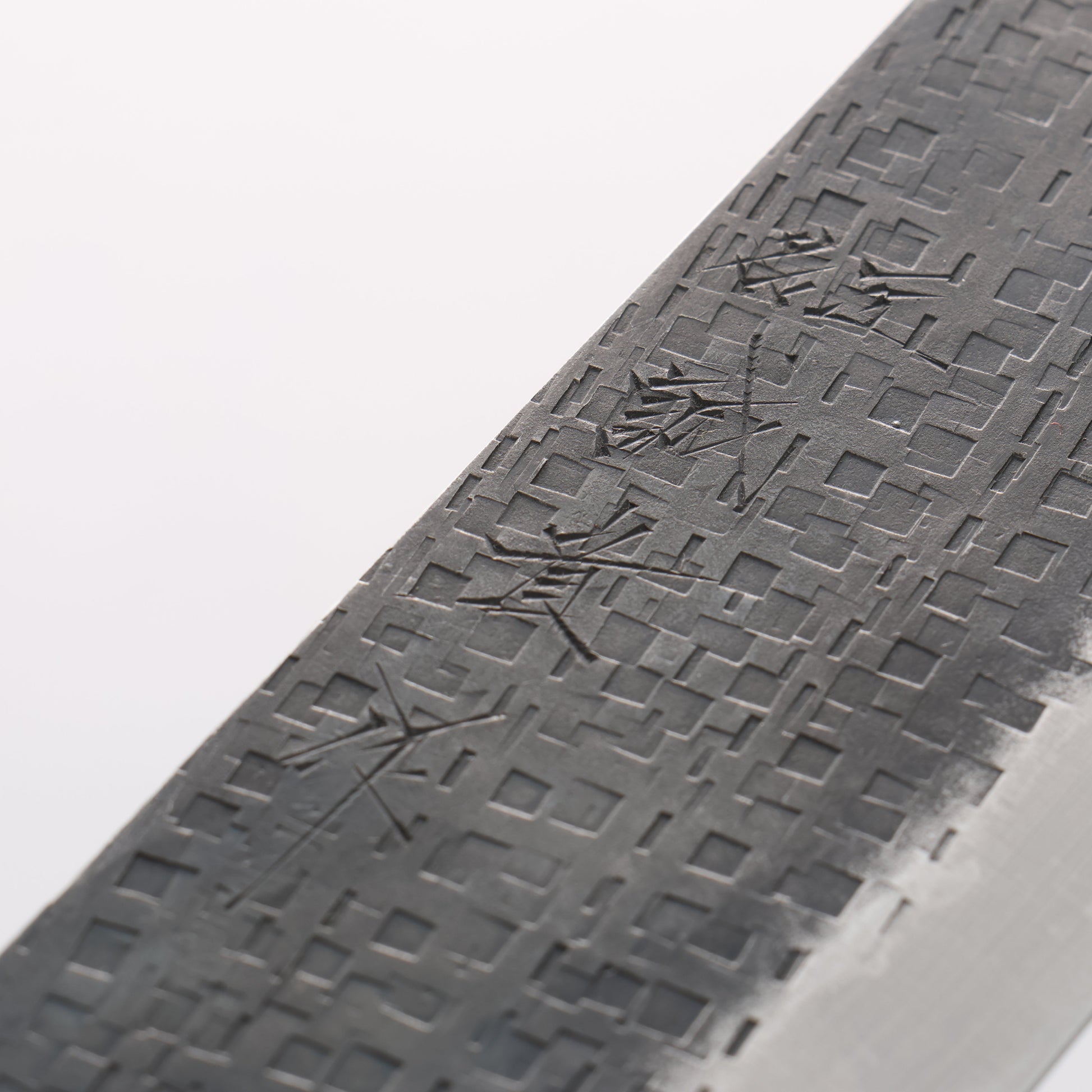 田中 誠貴 鉄火 青ニ鋼 黒打 菜切包丁 165mm ウォルナット柄 - 清助刃物