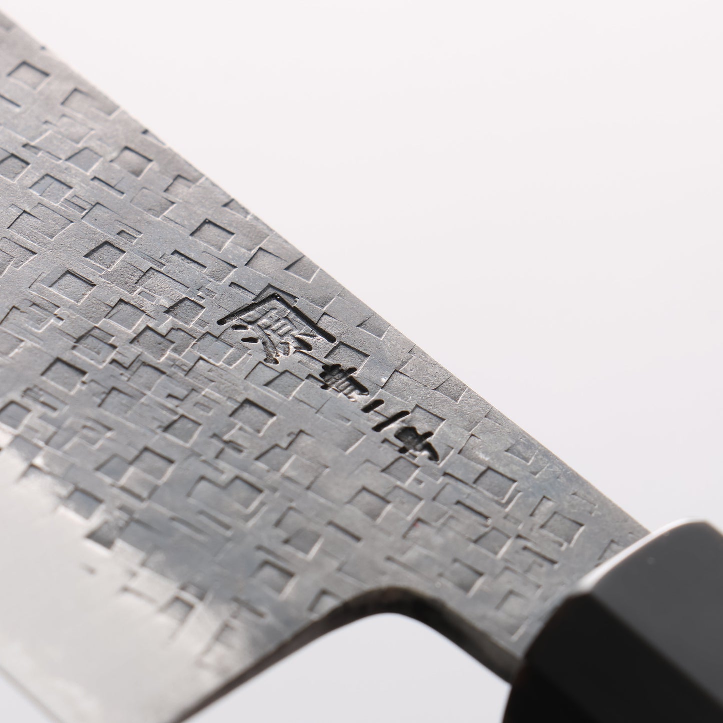 田中 誠貴 鉄火 青ニ鋼 黒打 菜切包丁 165mm ウォルナット柄 - 清助刃物
