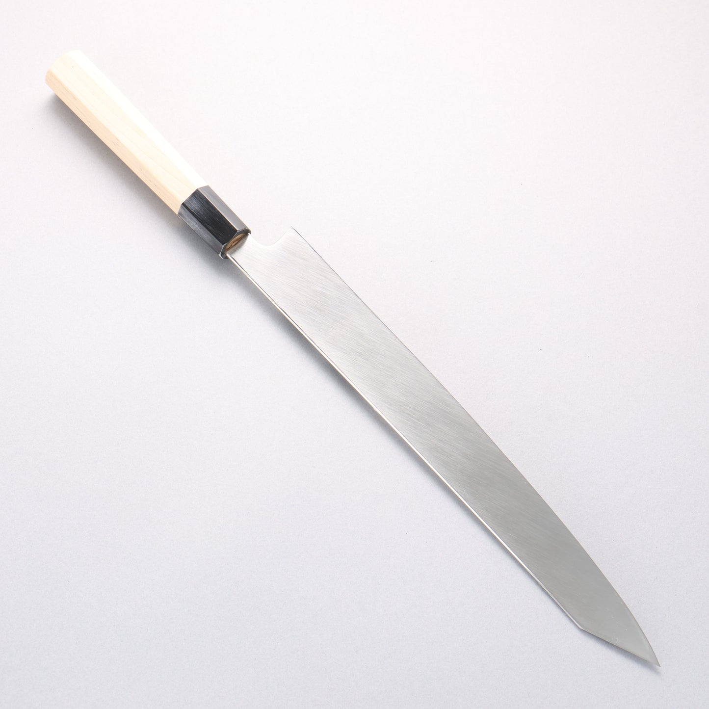 堺 菊守 V金10号 鏡面仕上げ 切付柳刃包丁 300mm 朴柄 - 清助刃物
