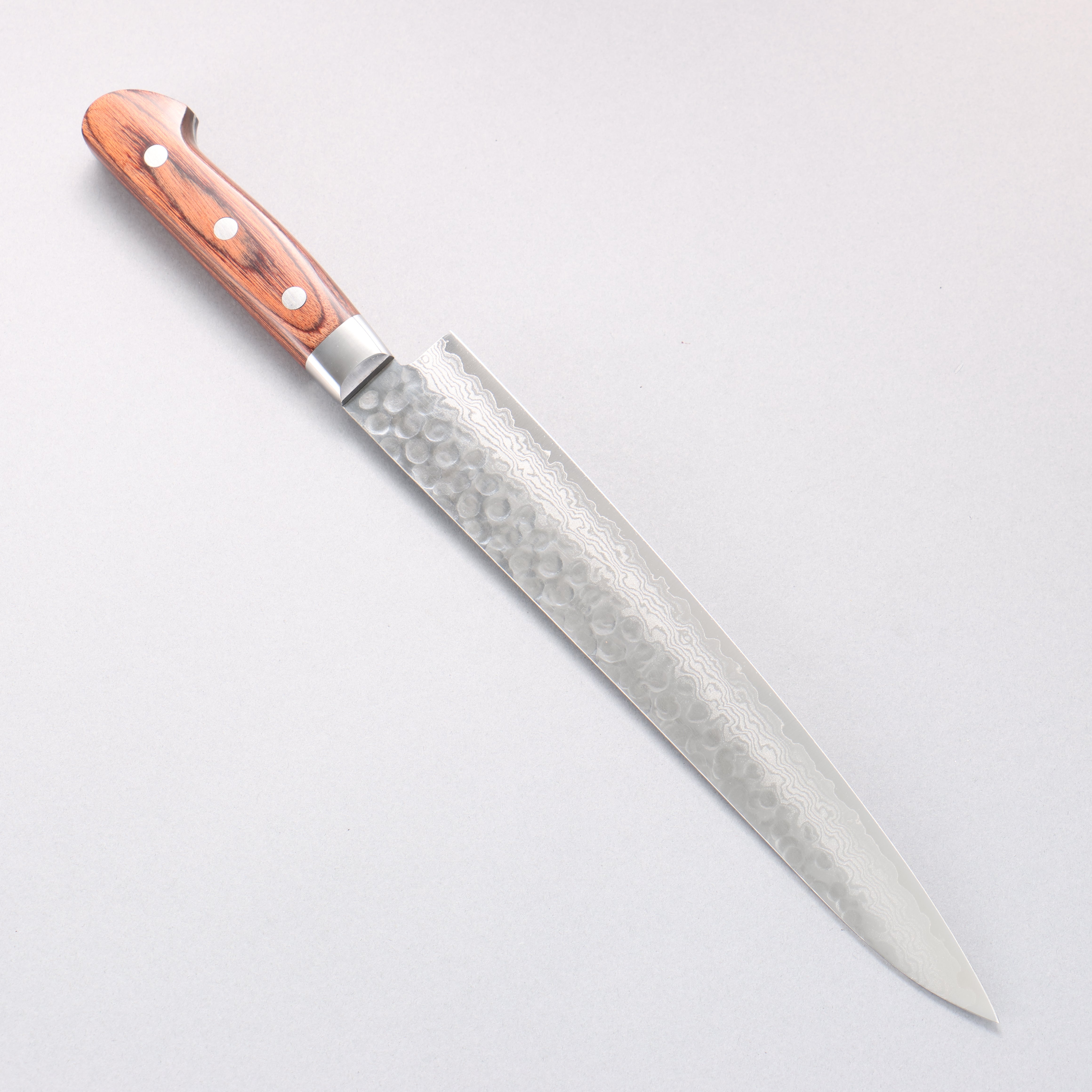 堺孝行 V金10号 ダマスカス17層 槌目 筋引 240mm 07230 【公式通販】