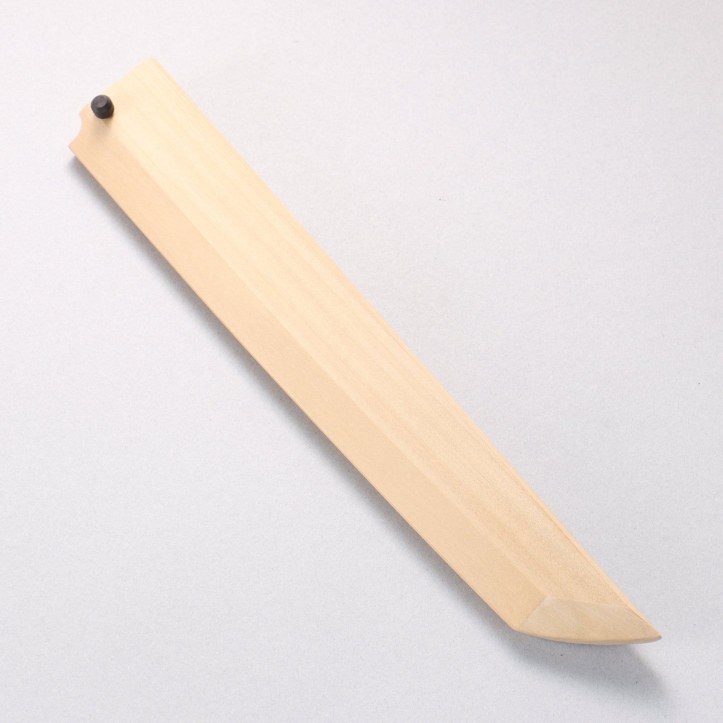 鐵泉 田中作 玉鋼 先丸柳刃包丁 240mm 黒檀柄 鞘付き - 清助刃物