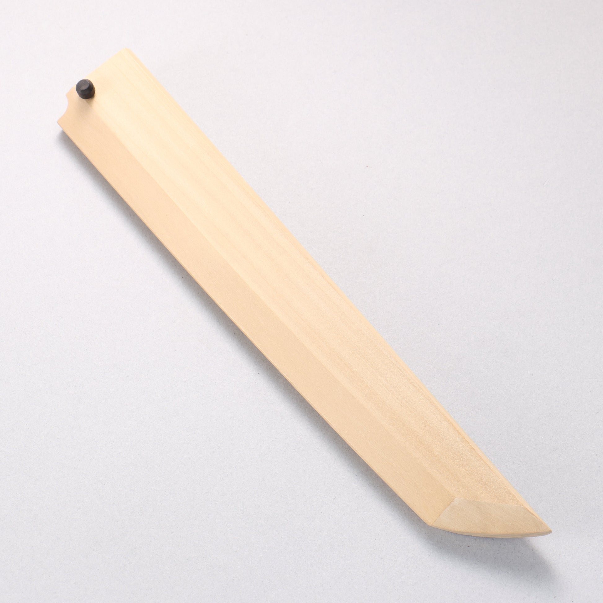鐵泉 田中作 玉鋼 先丸柳刃包丁 240mm 黒檀柄 鞘付き - 清助刃物