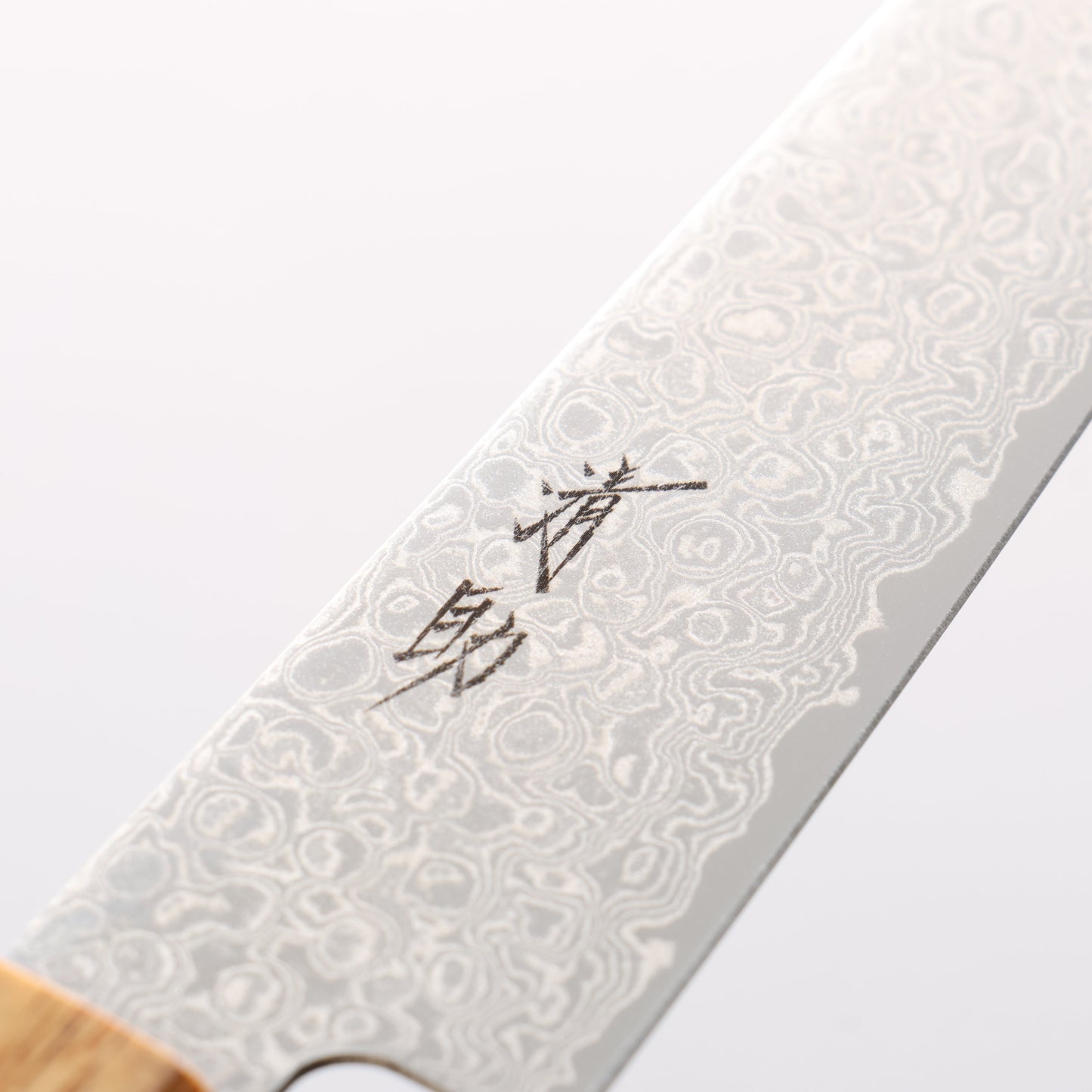 清助 ZA-18 鏡面仕上げ ダマスカス ペティーナイフ 135mm 樫柄 - 清助刃物