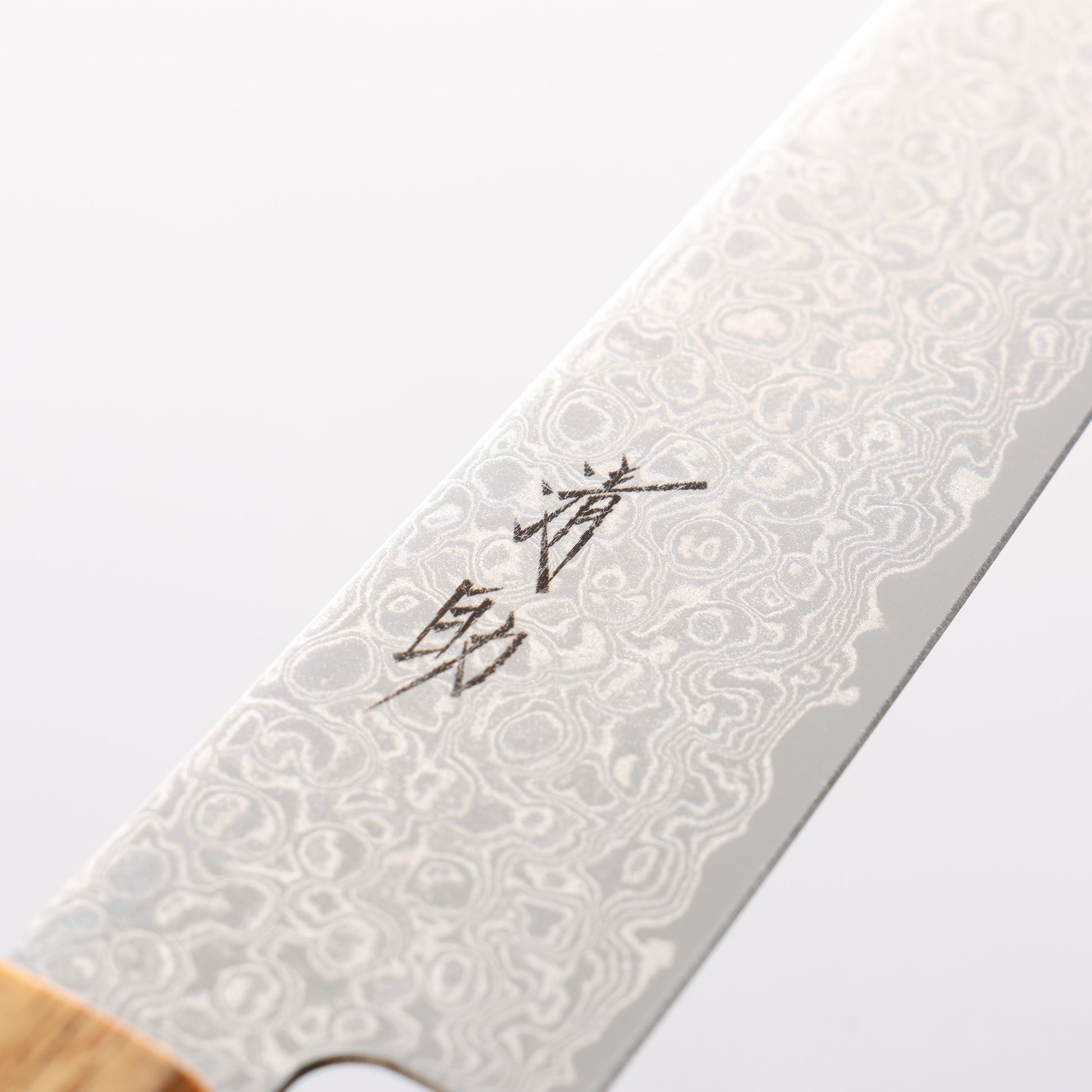 清助 ZA-18 鏡面仕上げ ダマスカス ペティーナイフ 135mm 樫柄 - 清助刃物