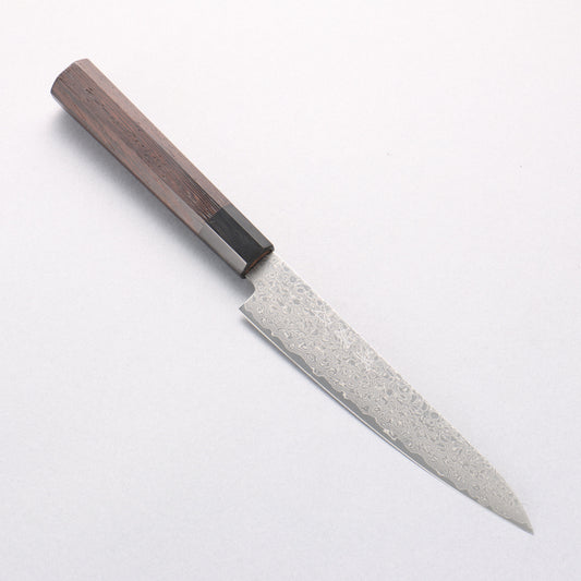 堺 孝行 銀河 ZA-18 ダマスカス ペティーナイフ 150mm ウェンジ柄 - 清助刃物
