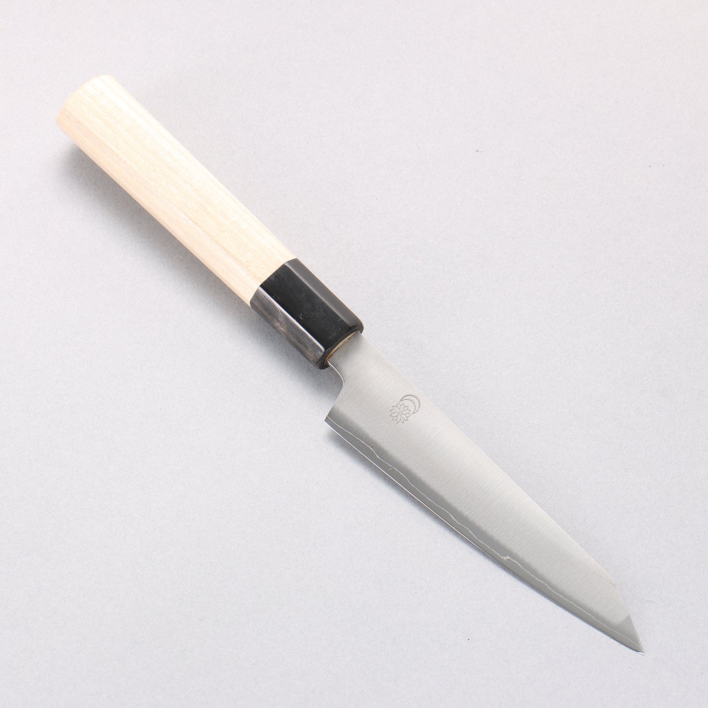 菊月 銀三鋼 暈し 切付ペティナイフ 135mm 朴柄 - 清助刃物