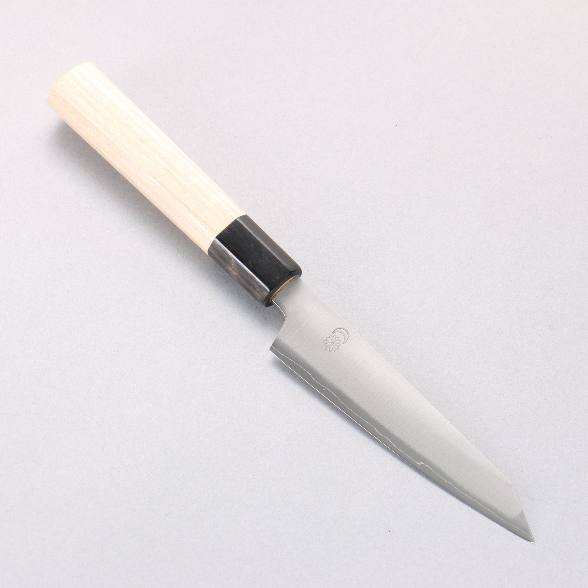 菊月 銀三鋼 暈し 切付ペティナイフ 135mm 朴柄 - 清助刃物