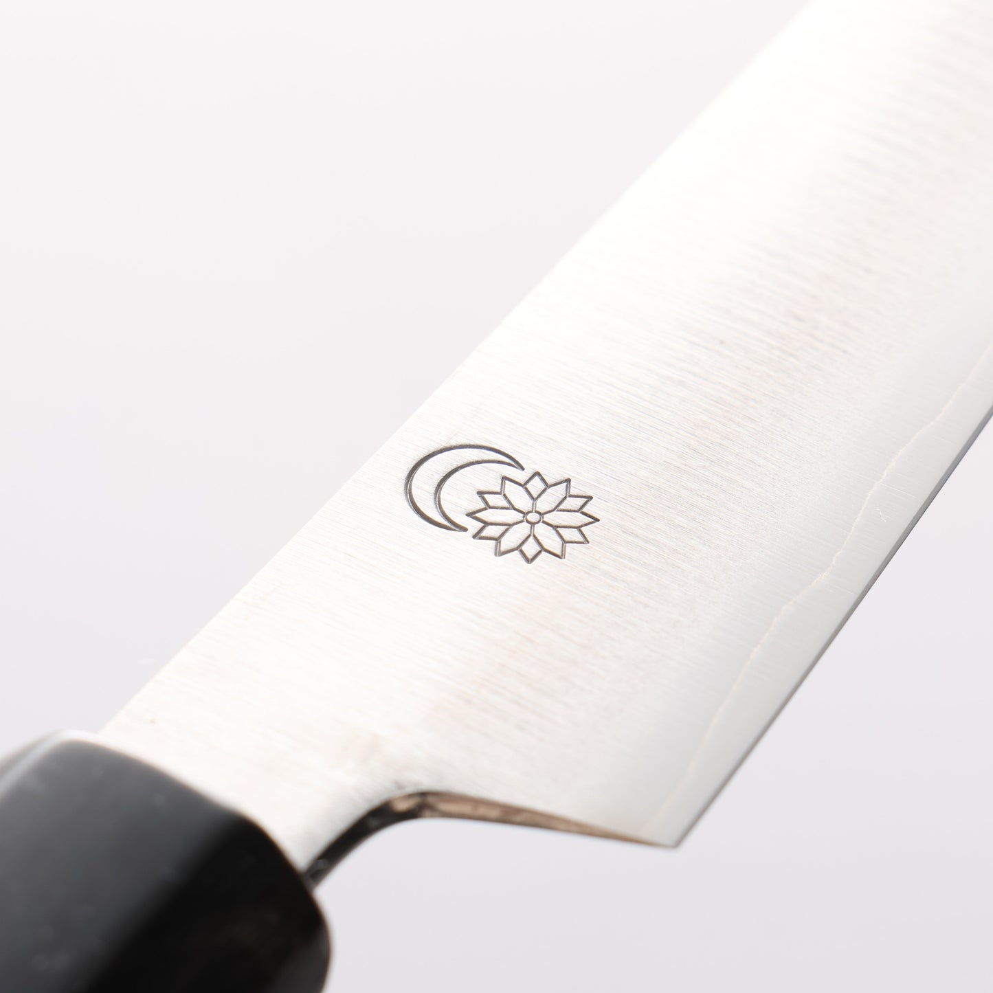 菊月 銀三鋼 暈し 切付ペティナイフ 135mm 朴柄 - 清助刃物